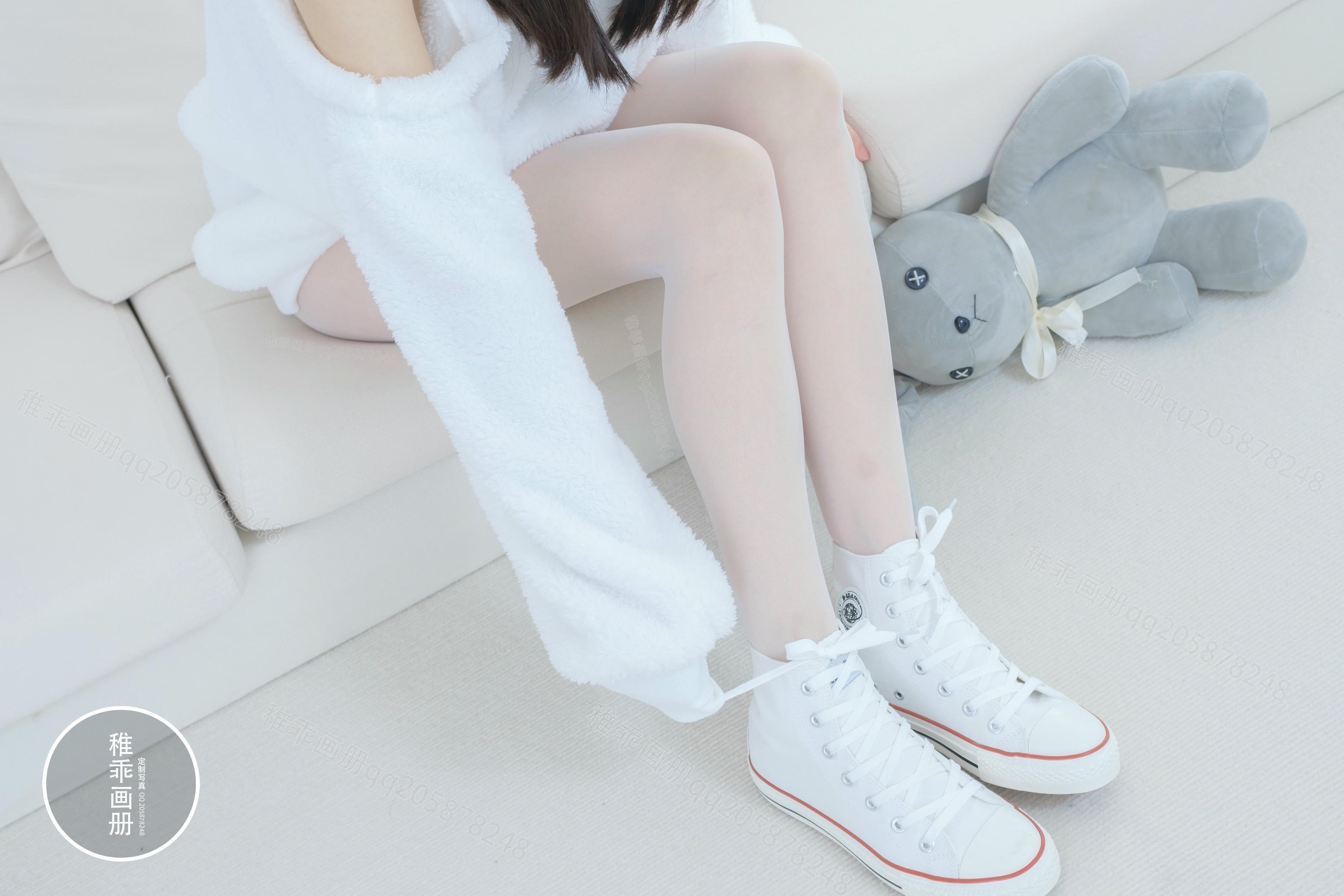 稚乖画册 NO.020 晴空10 夜夜 白丝双马尾 [80P1V-1.85GB]_第1集