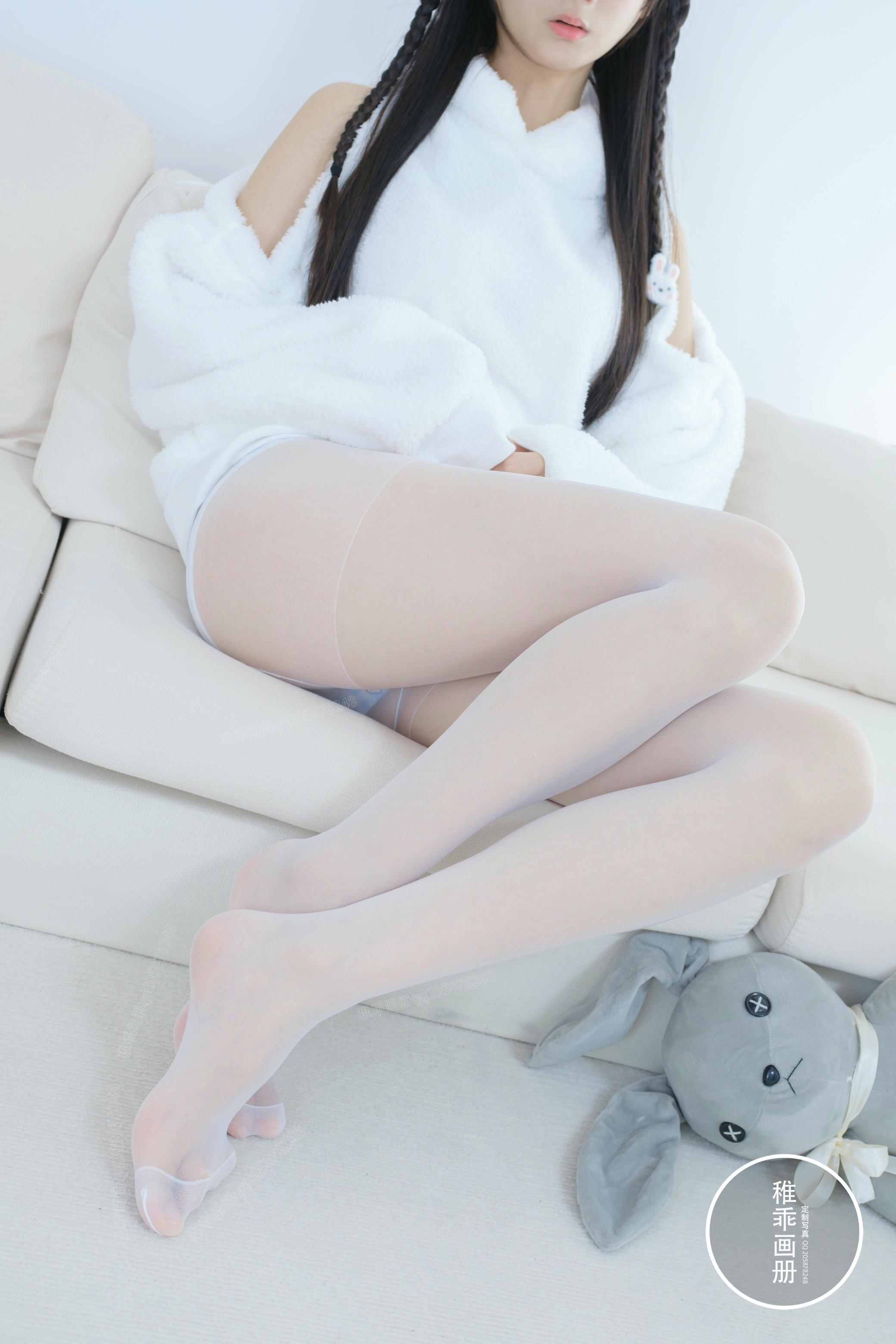 稚乖画册 NO.020 晴空10 夜夜 白丝双马尾 [80P1V-1.85GB]_第1集