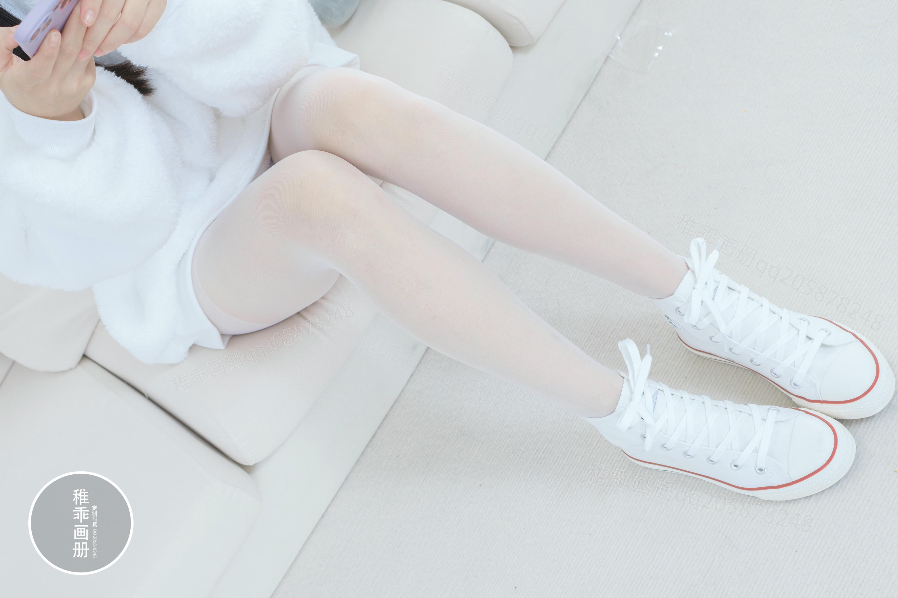 稚乖画册 NO.020 晴空10 夜夜 白丝双马尾 [80P1V-1.85GB]_第1集