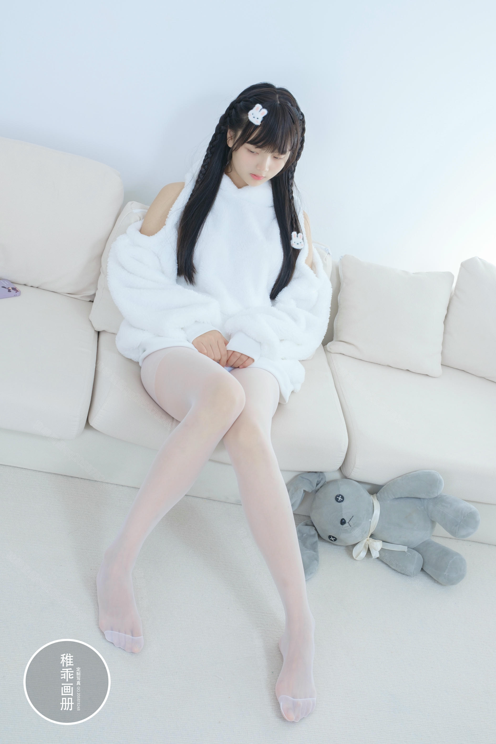 稚乖画册 NO.020 晴空10 夜夜 白丝双马尾 [80P1V-1.85GB]_第2集