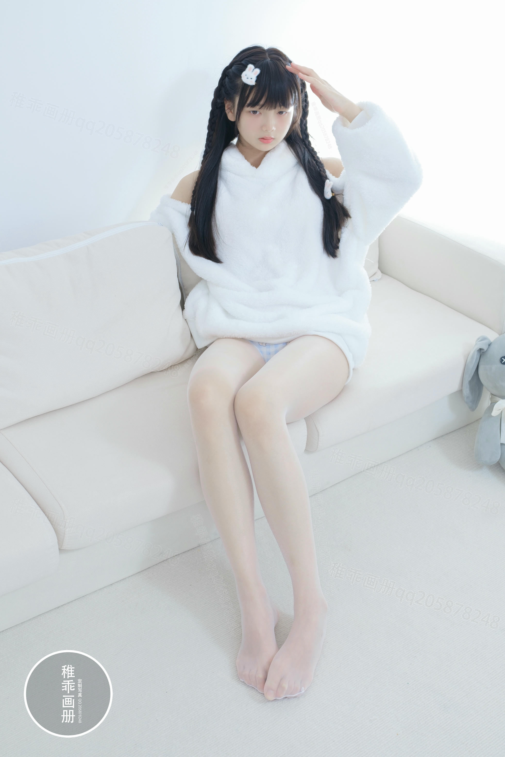 稚乖画册 NO.020 晴空10 夜夜 白丝双马尾 [80P1V-1.85GB]_第2集