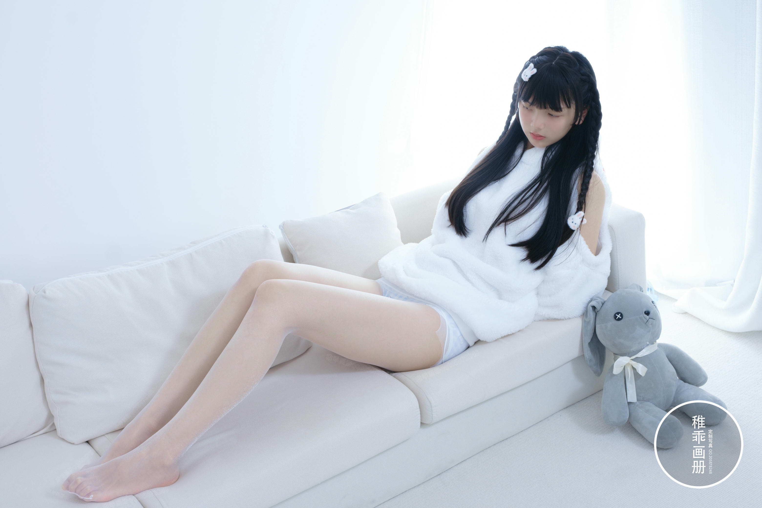 稚乖画册 NO.020 晴空10 夜夜 白丝双马尾 [80P1V-1.85GB]_第2集