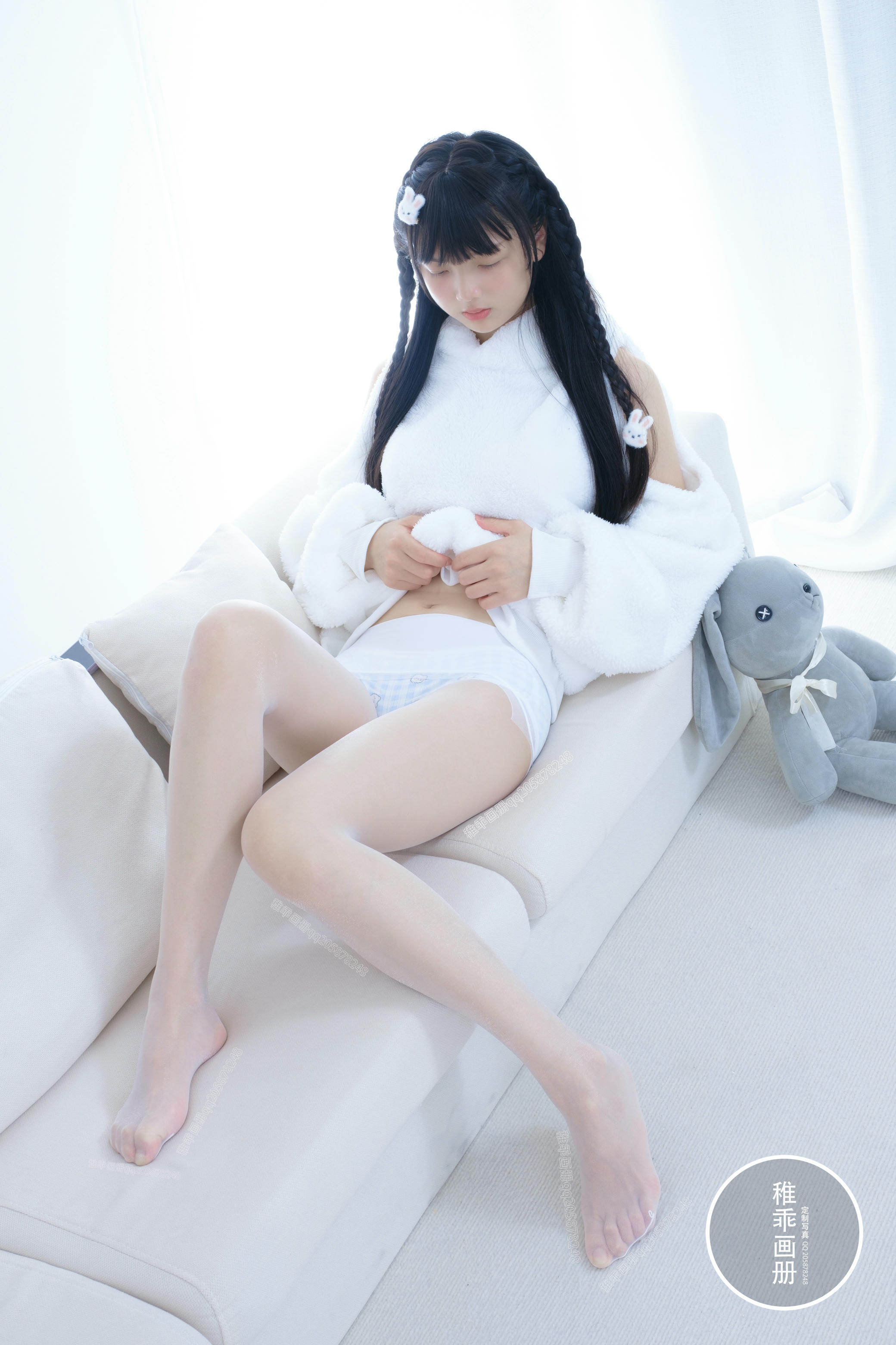 稚乖画册 NO.020 晴空10 夜夜 白丝双马尾 [80P1V-1.85GB]_第2集