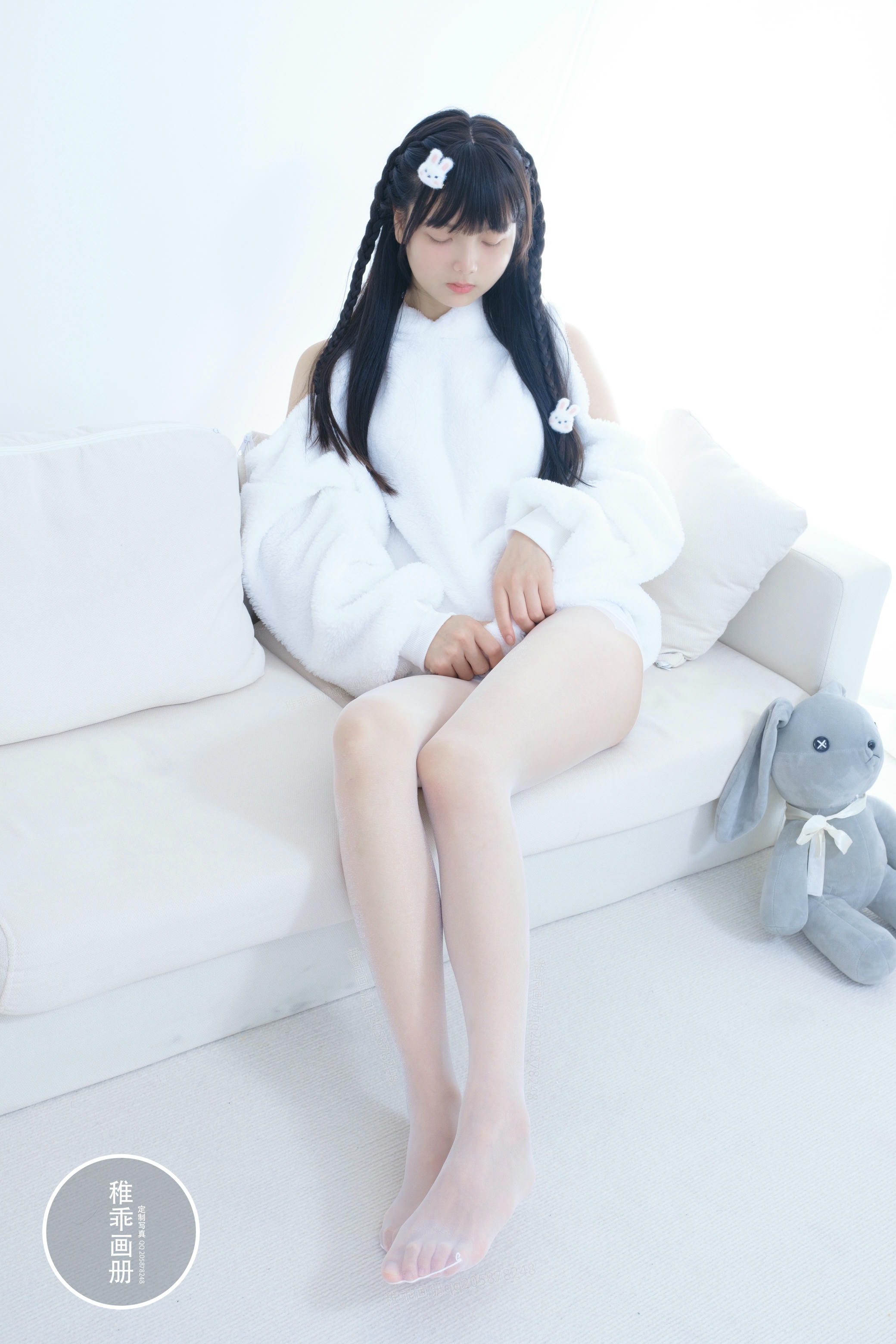 稚乖画册 NO.020 晴空10 夜夜 白丝双马尾 [80P1V-1.85GB]_第2集
