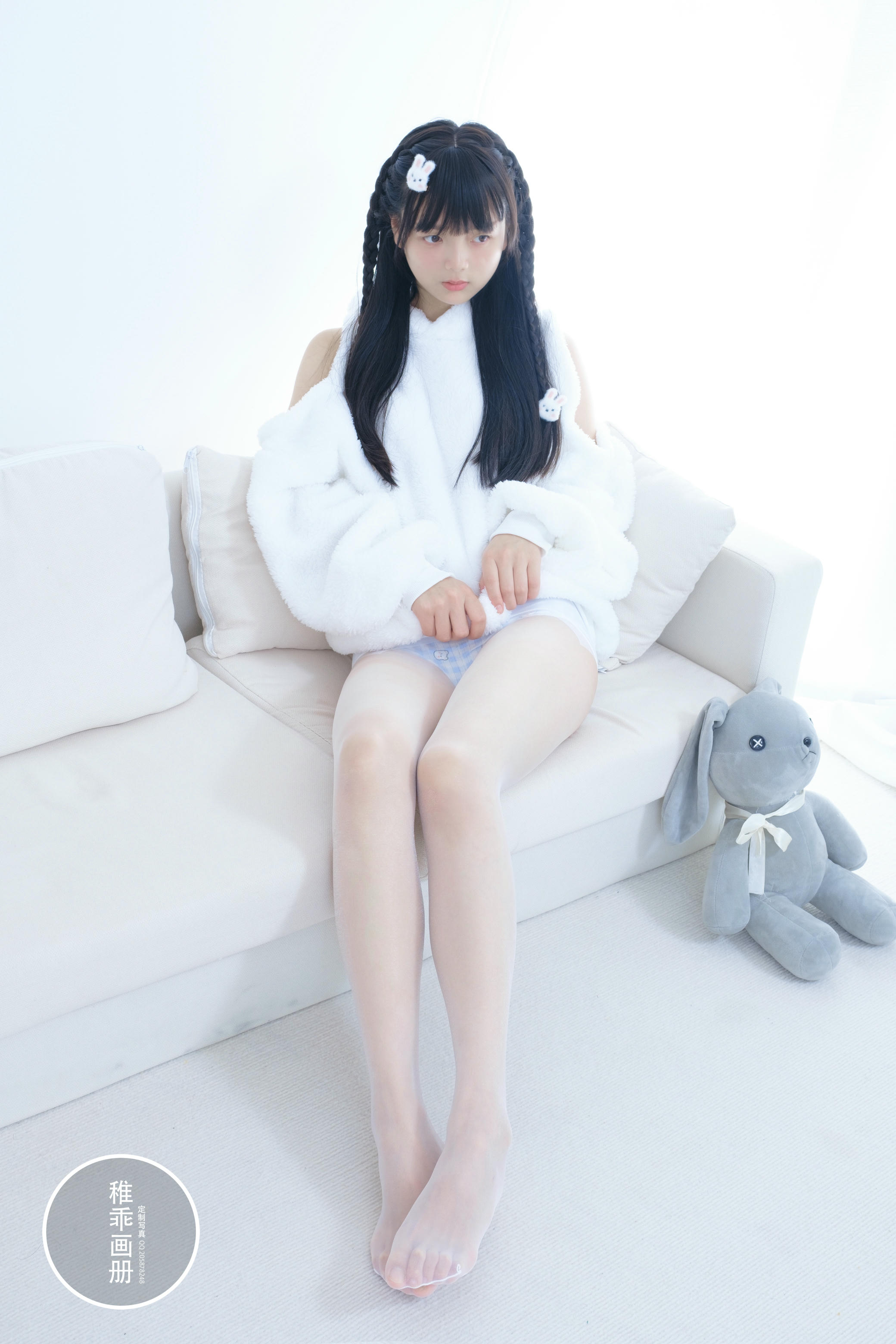 稚乖画册 NO.020 晴空10 夜夜 白丝双马尾 [80P1V-1.85GB]_第2集
