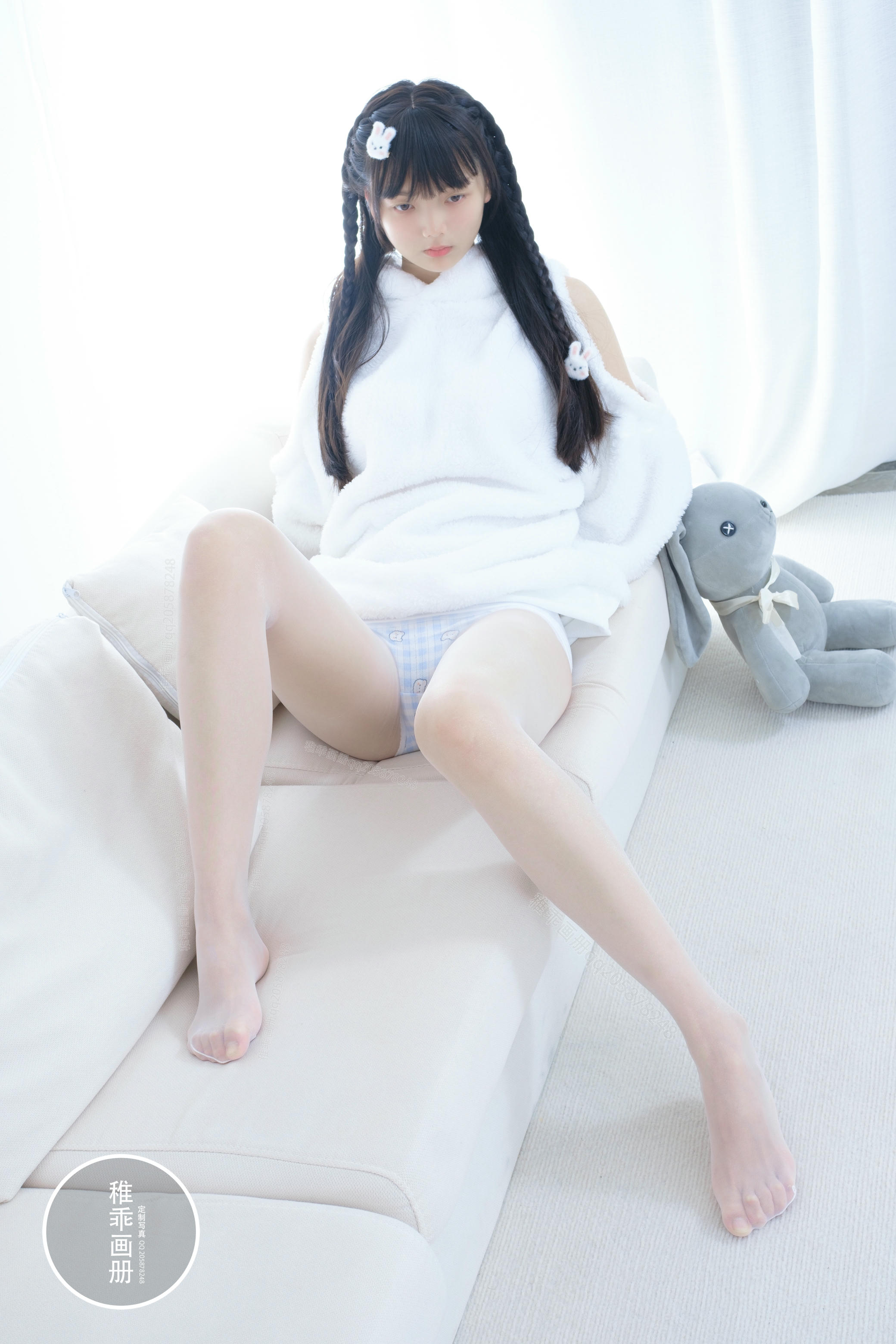 稚乖画册 NO.020 晴空10 夜夜 白丝双马尾 [80P1V-1.85GB]_第3集