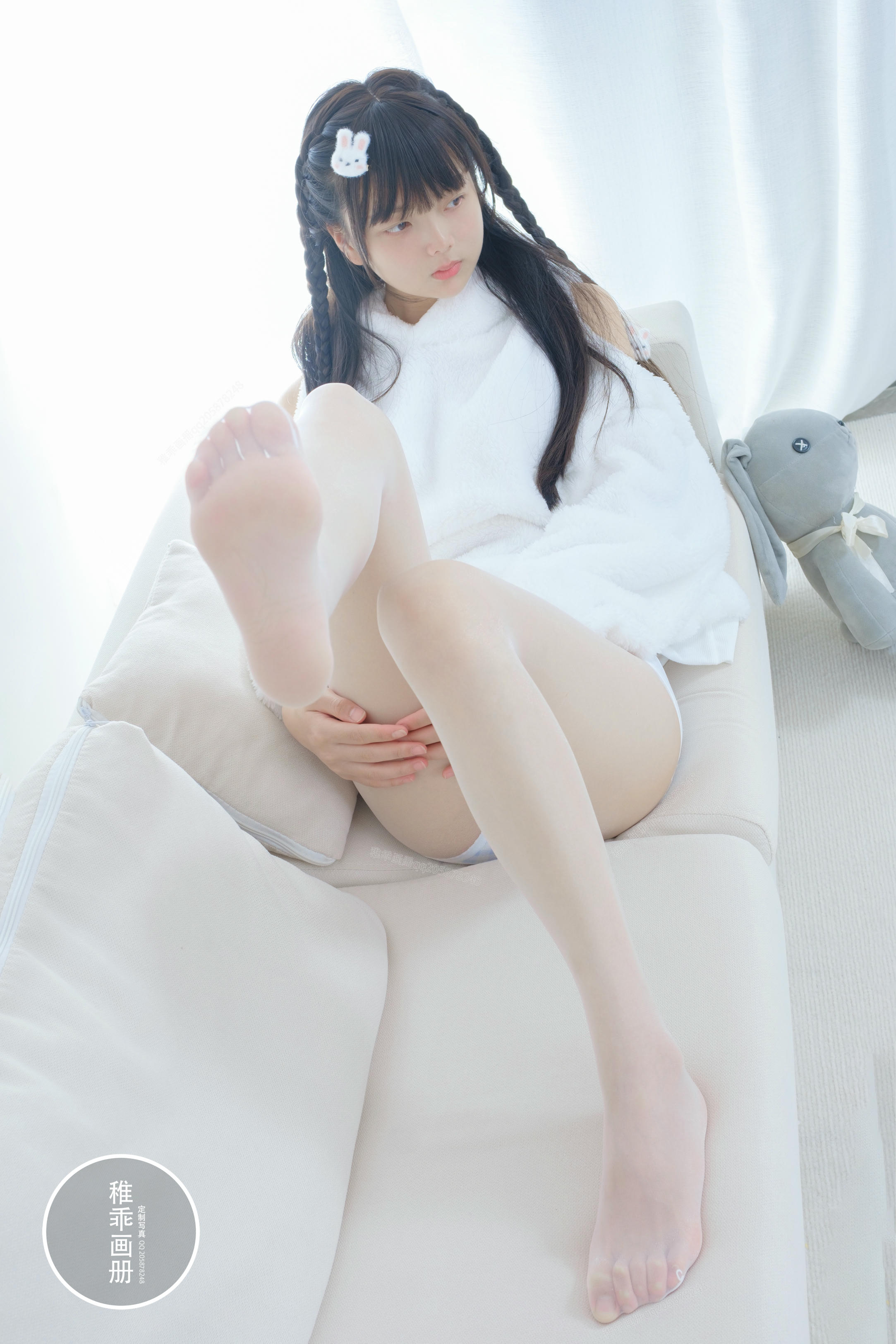 稚乖画册 NO.020 晴空10 夜夜 白丝双马尾 [80P1V-1.85GB]_第3集