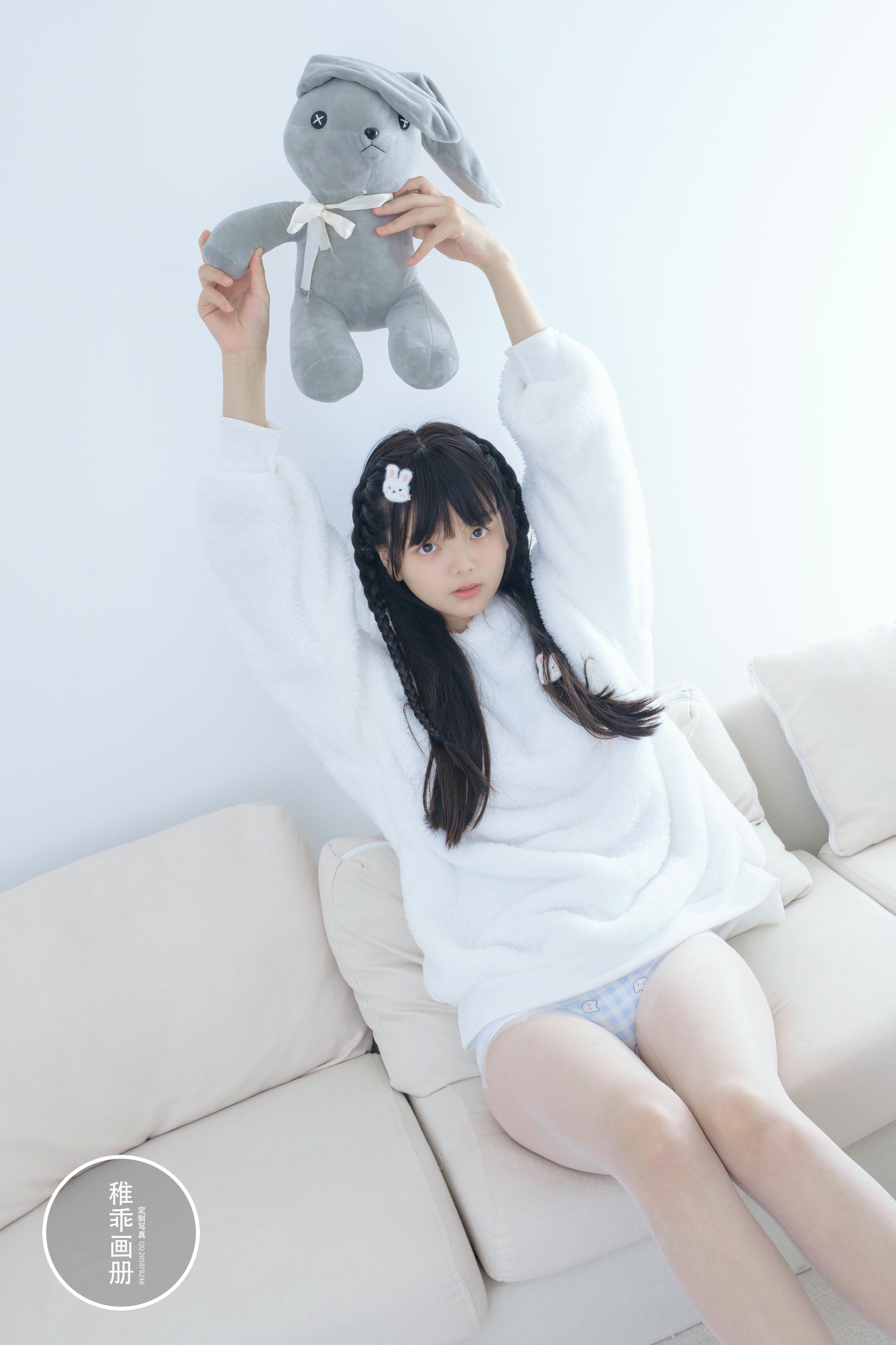 稚乖画册 NO.020 晴空10 夜夜 白丝双马尾 [80P1V-1.85GB]_第4集