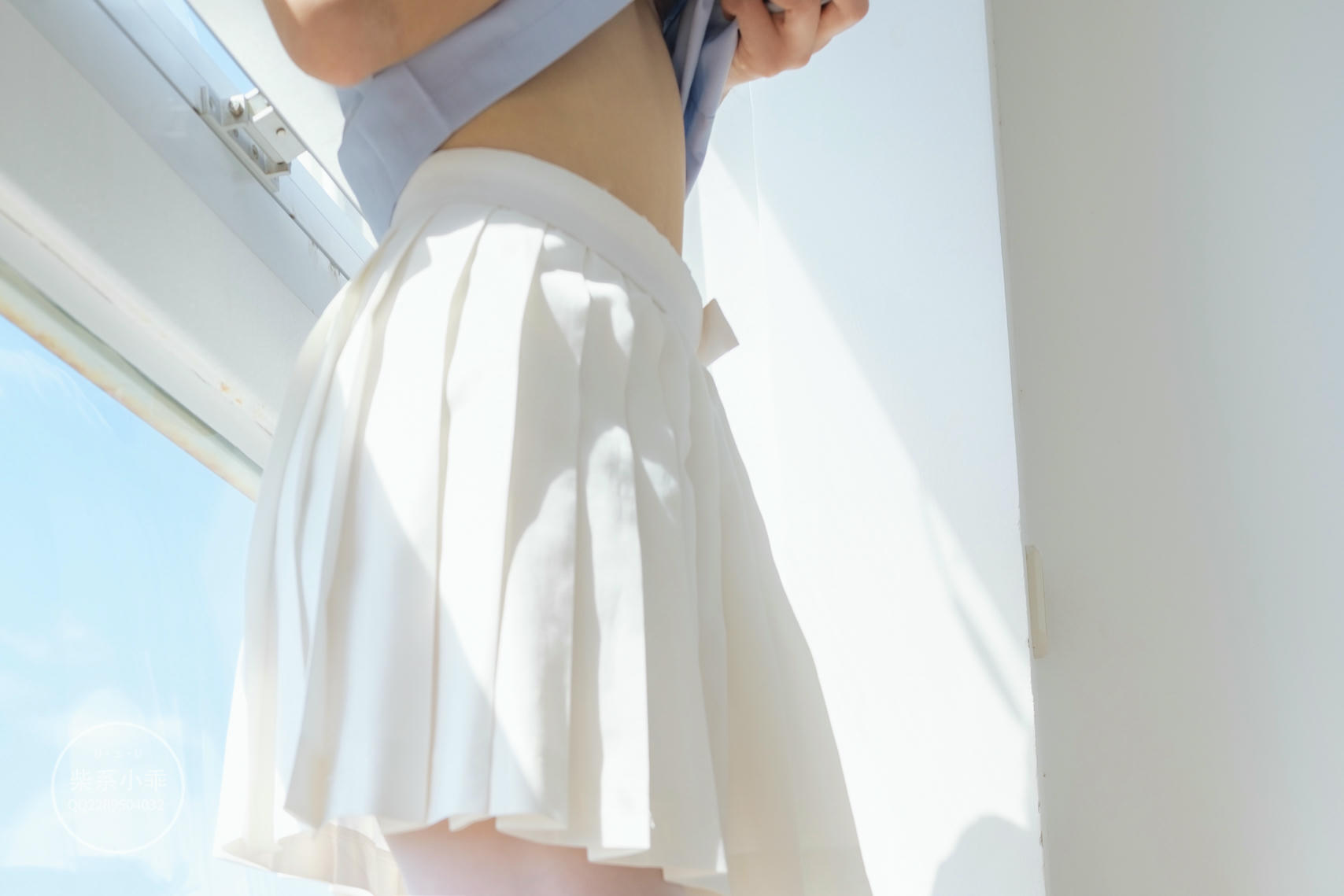 稚乖画册 NO.01 晴空01 白丝双马尾jk [79P-600MB]_第2集