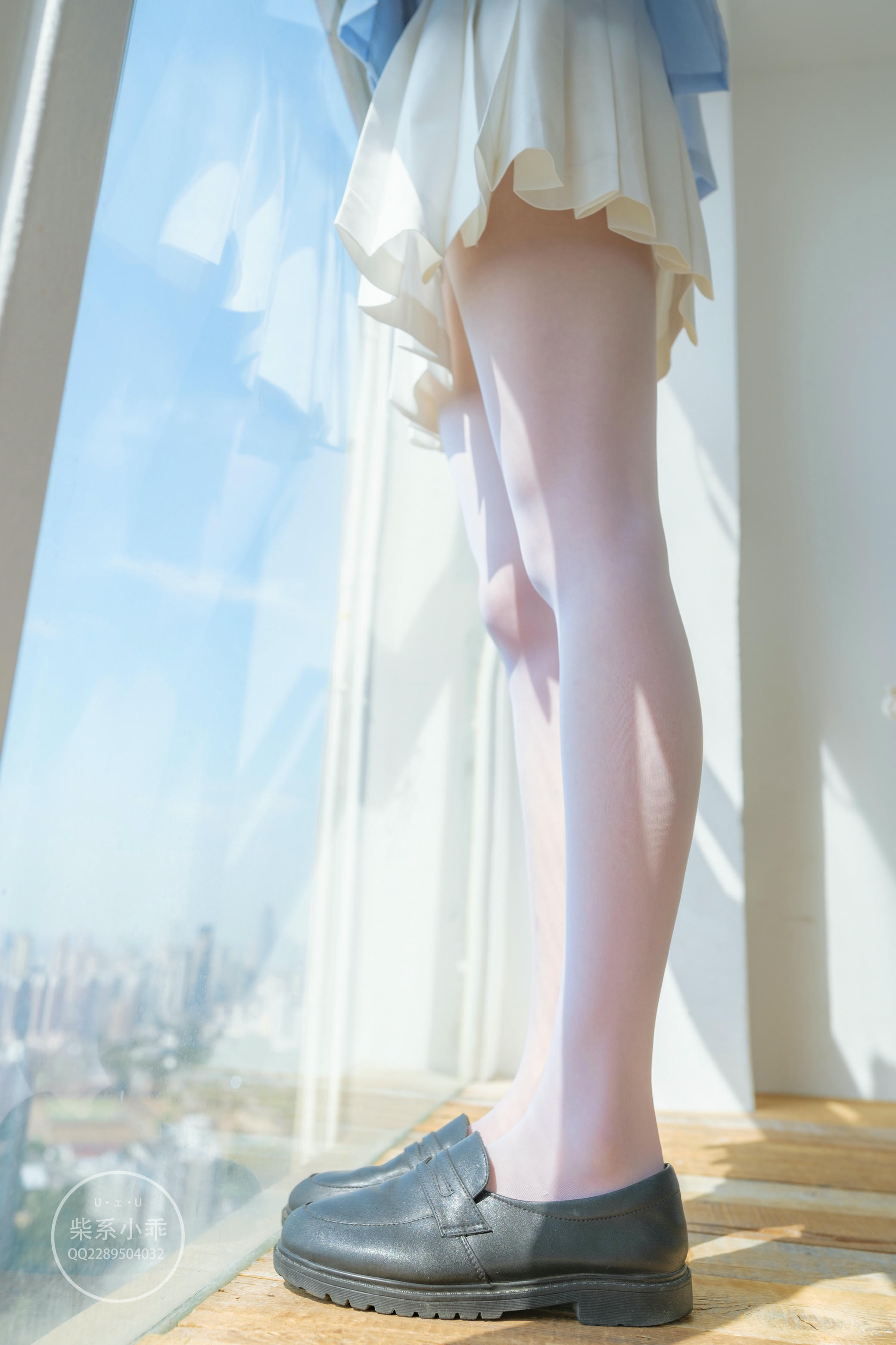 稚乖画册 NO.01 晴空01 白丝双马尾jk [79P-600MB]_第2集