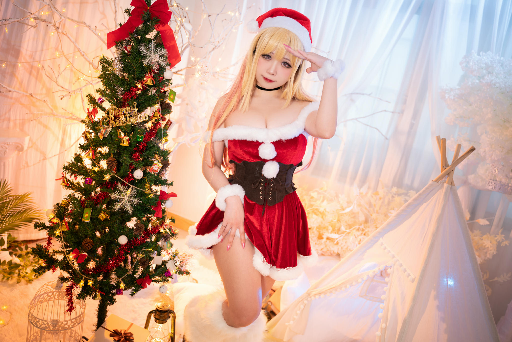 贞子蜜桃 NO.012 喜多川夢海 圣诞 [70P1V 870MB]_第4集