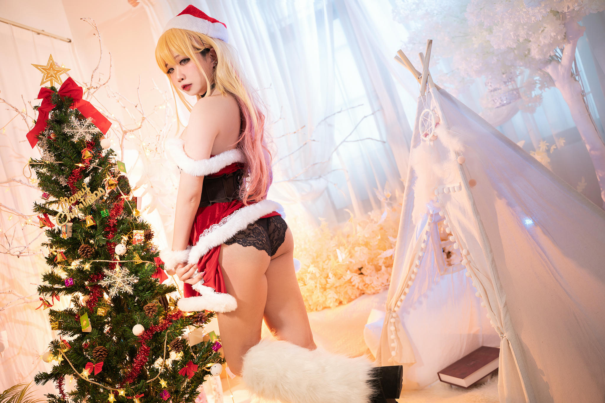 贞子蜜桃 NO.012 喜多川夢海 圣诞 [70P1V 870MB]_第4集