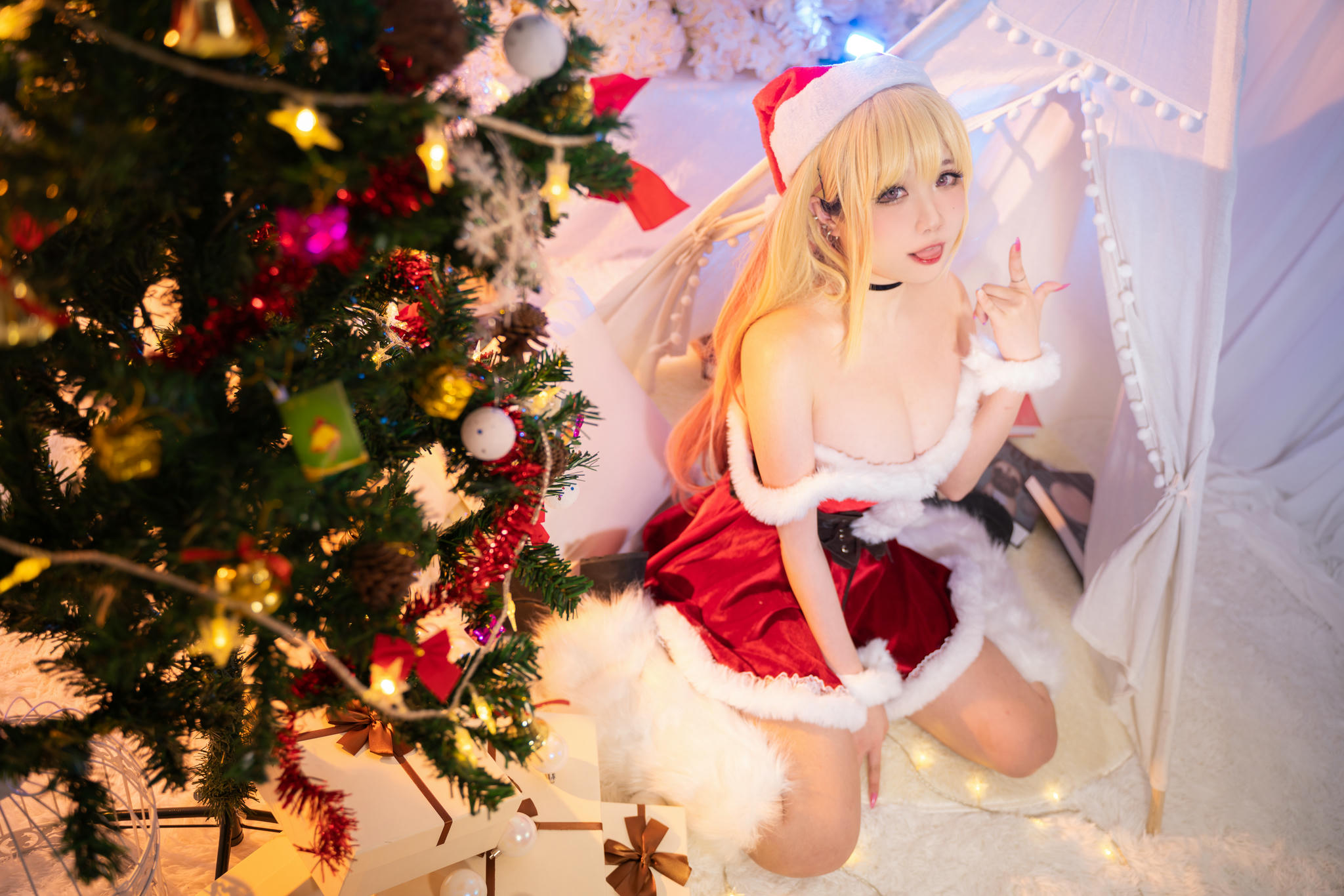 贞子蜜桃 NO.012 喜多川夢海 圣诞 [70P1V 870MB]_第4集