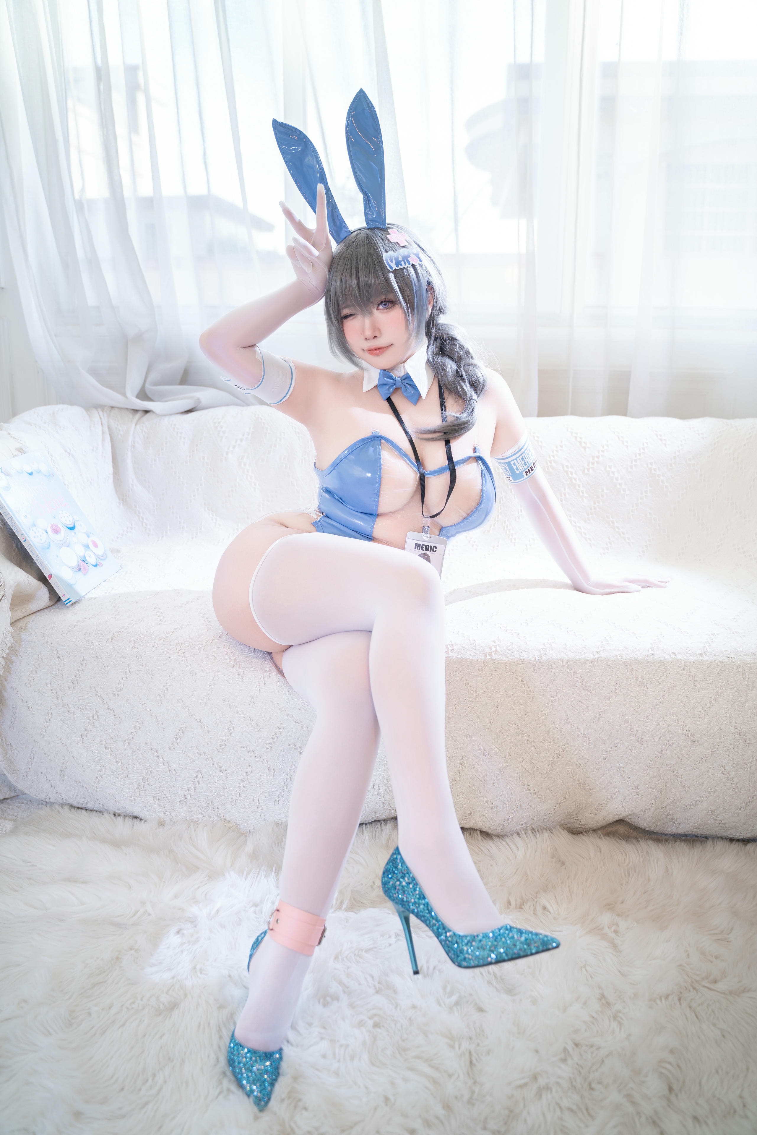 贞子蜜桃 NO.018 Nikke胜利女神 梅里兔女郎[73P-1V-935.8M]_第1集