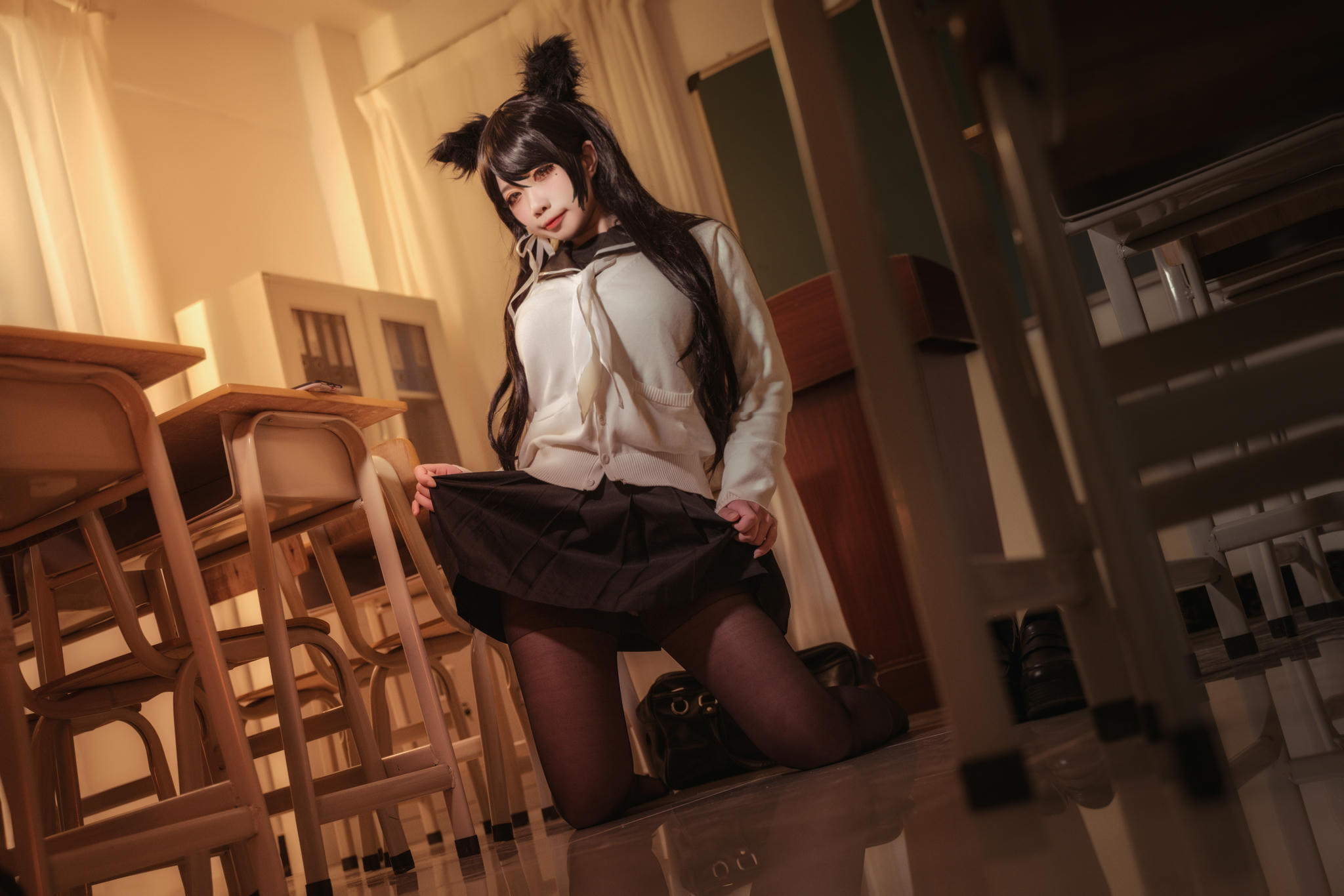 贞子蜜桃 NO.009 碧蓝航线 爱宕高雄制服 [35P-354MB]_第1集