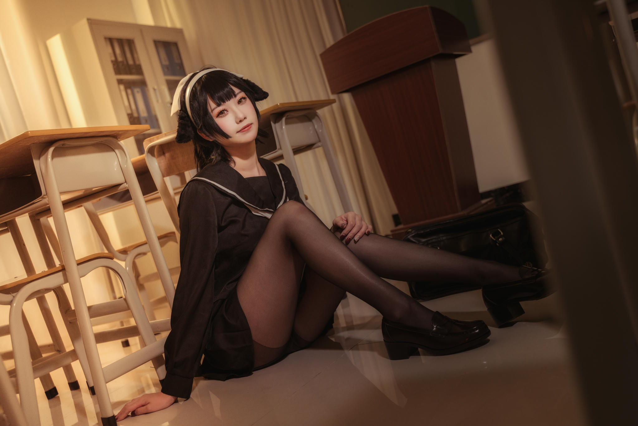 贞子蜜桃 NO.009 碧蓝航线 爱宕高雄制服 [35P-354MB]_第2集