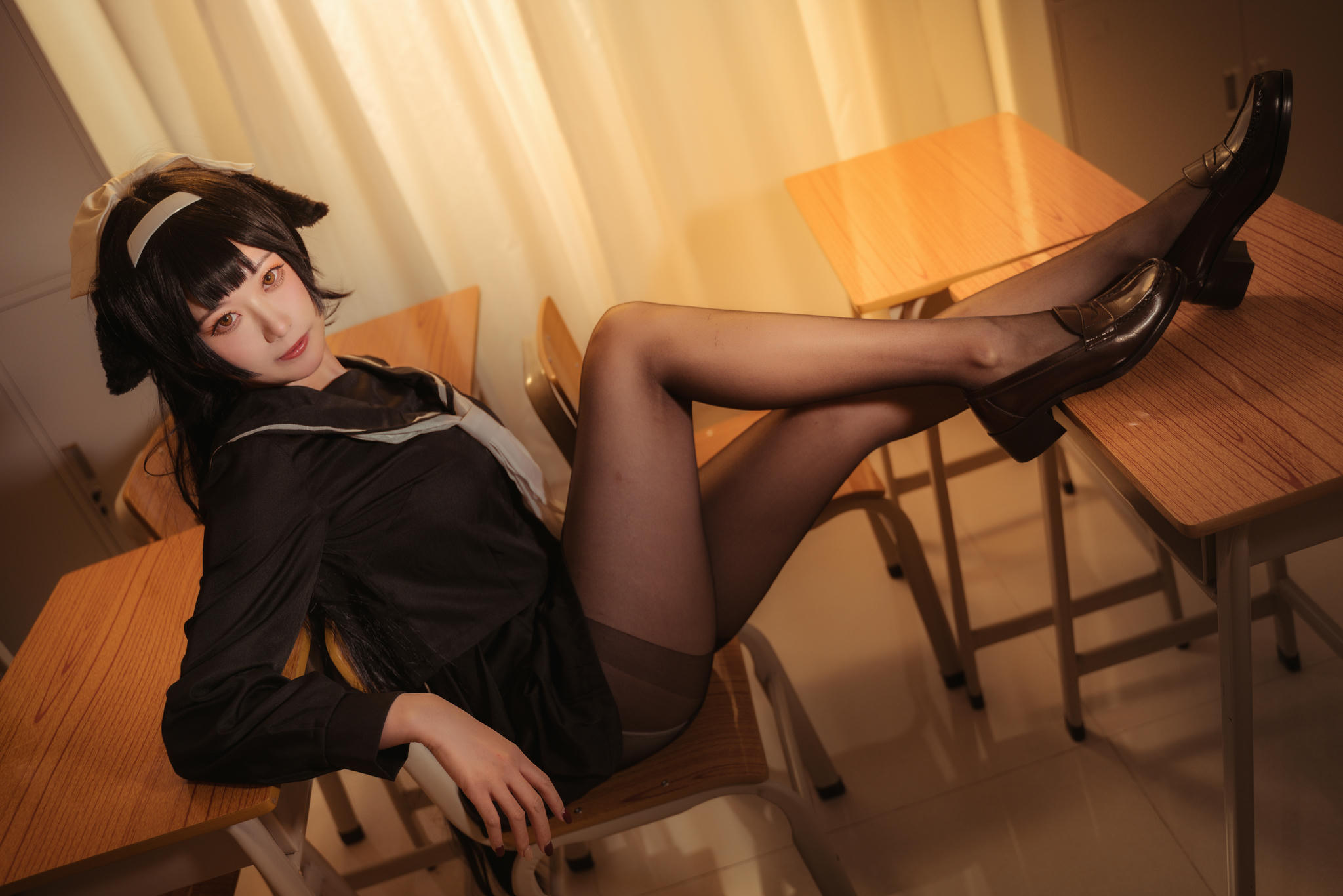 贞子蜜桃 NO.009 碧蓝航线 爱宕高雄制服 [35P-354MB]_第2集