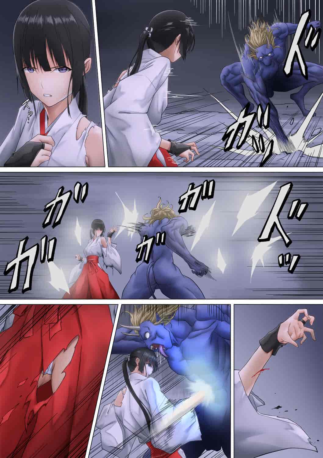 汉化版-[ばっくゆあらっく (mogO-721)] 巫女鬼姦 [小春个人汉化]_第2集