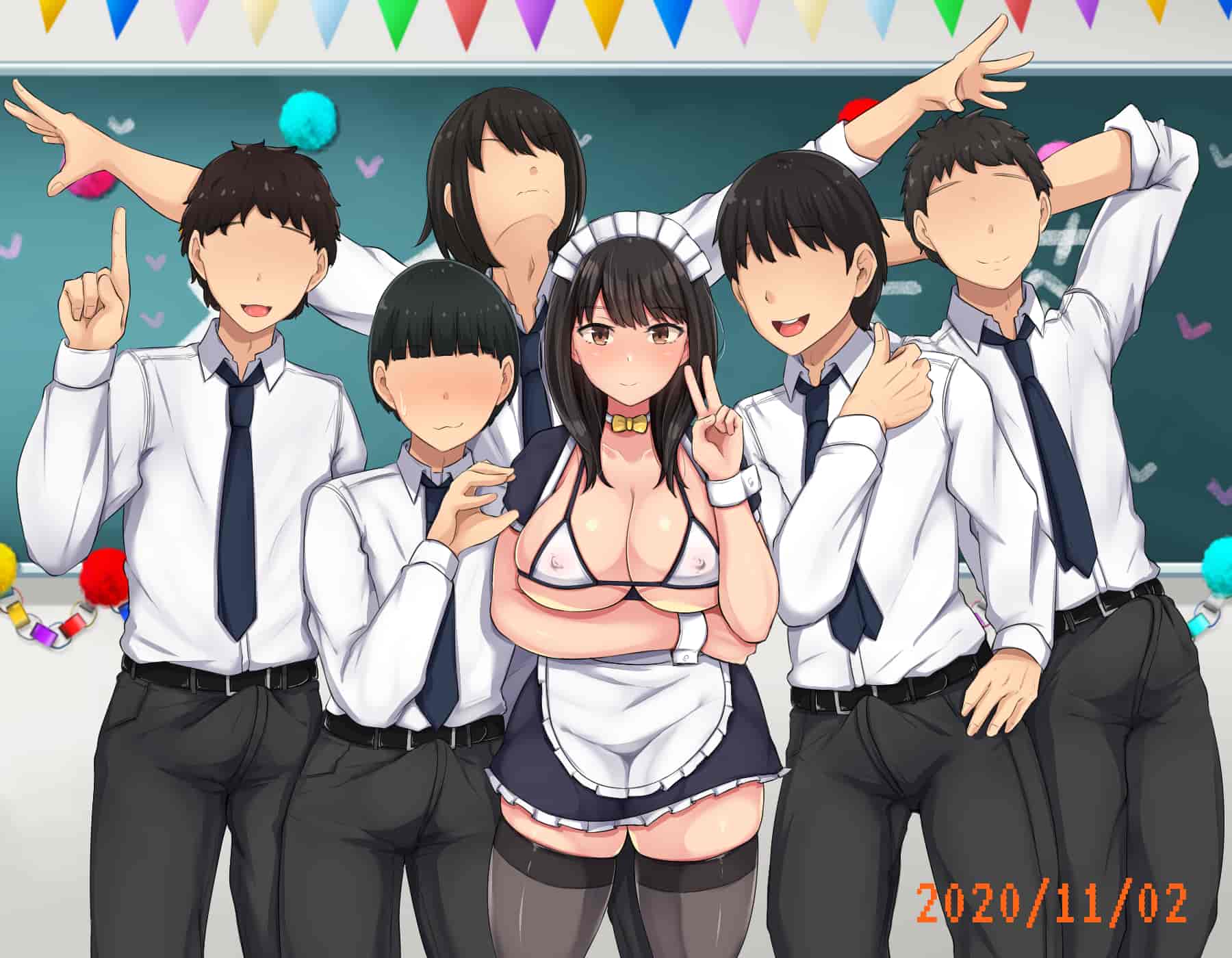 汉化版-[んほぉ痴態 (エマーソン)] 共学になった元男子校にチョロい性格の女の子がたった一人だけ入学したら…2 [中国翻訳] (爱骑士个人汉化)_第30集