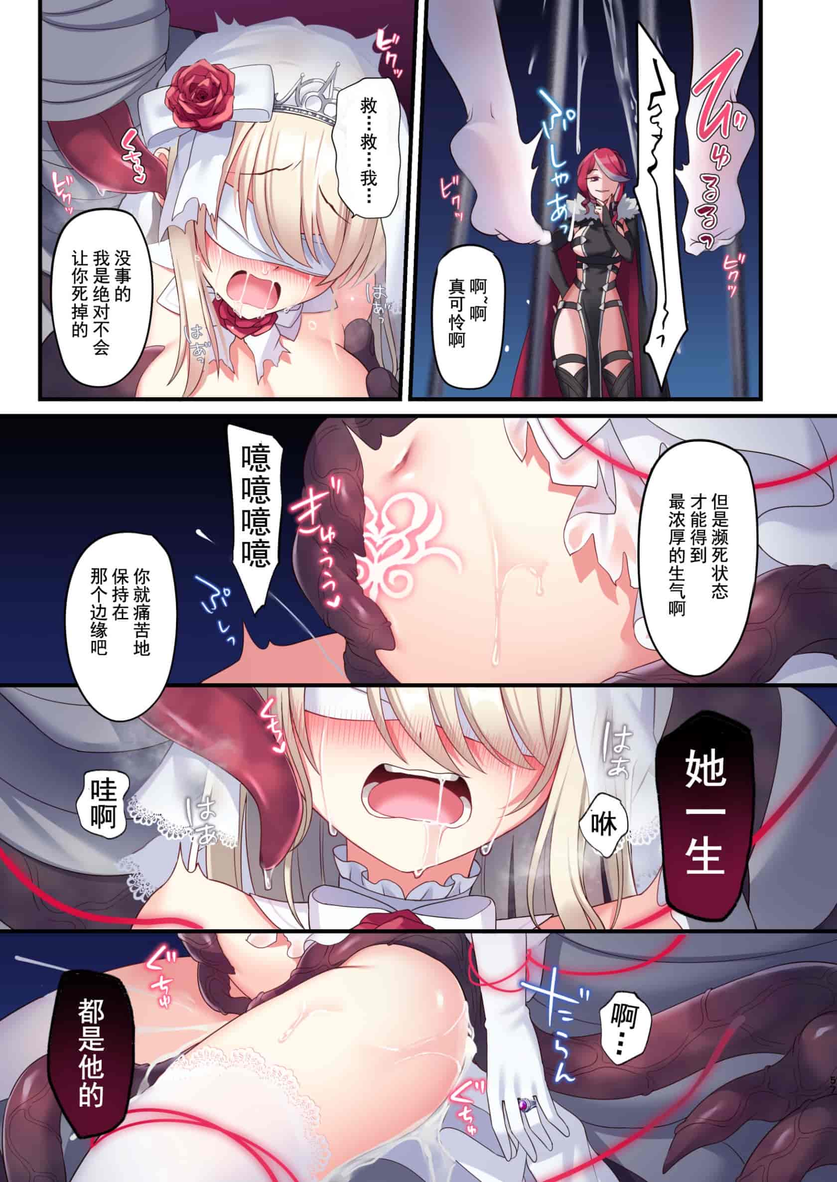 汉化版-[不可视汉化] [矢印キー (星名めいと)] 呪いの指輪でゲームオーバー + おまけCG_第3集
