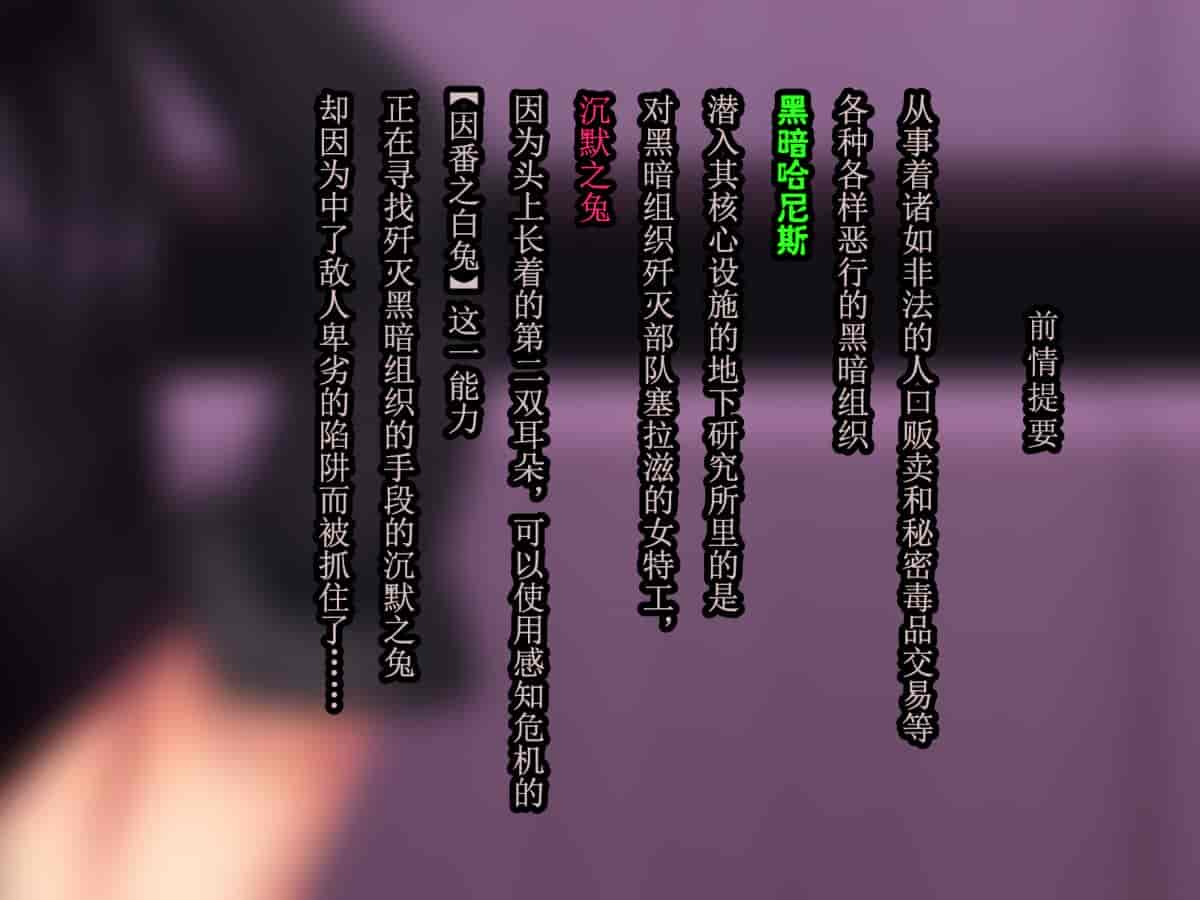 汉化版-[我が家の黒歴史(三夜代龍太郎)] ラビットサイレンス-エージェント発計画-_第1集