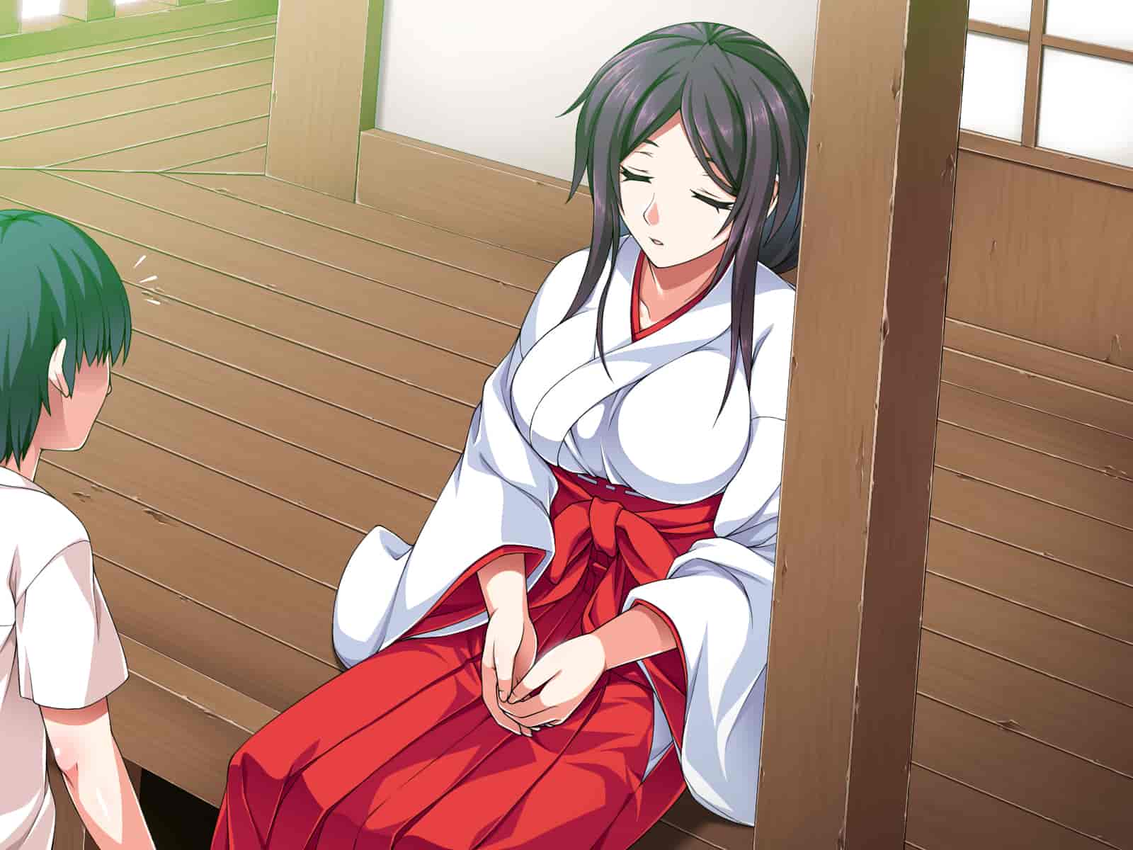 汉化版-[邀邀妻个人汉化][ズガイコツマルダシ] 巫女落華 其の弐 葵編_第9集