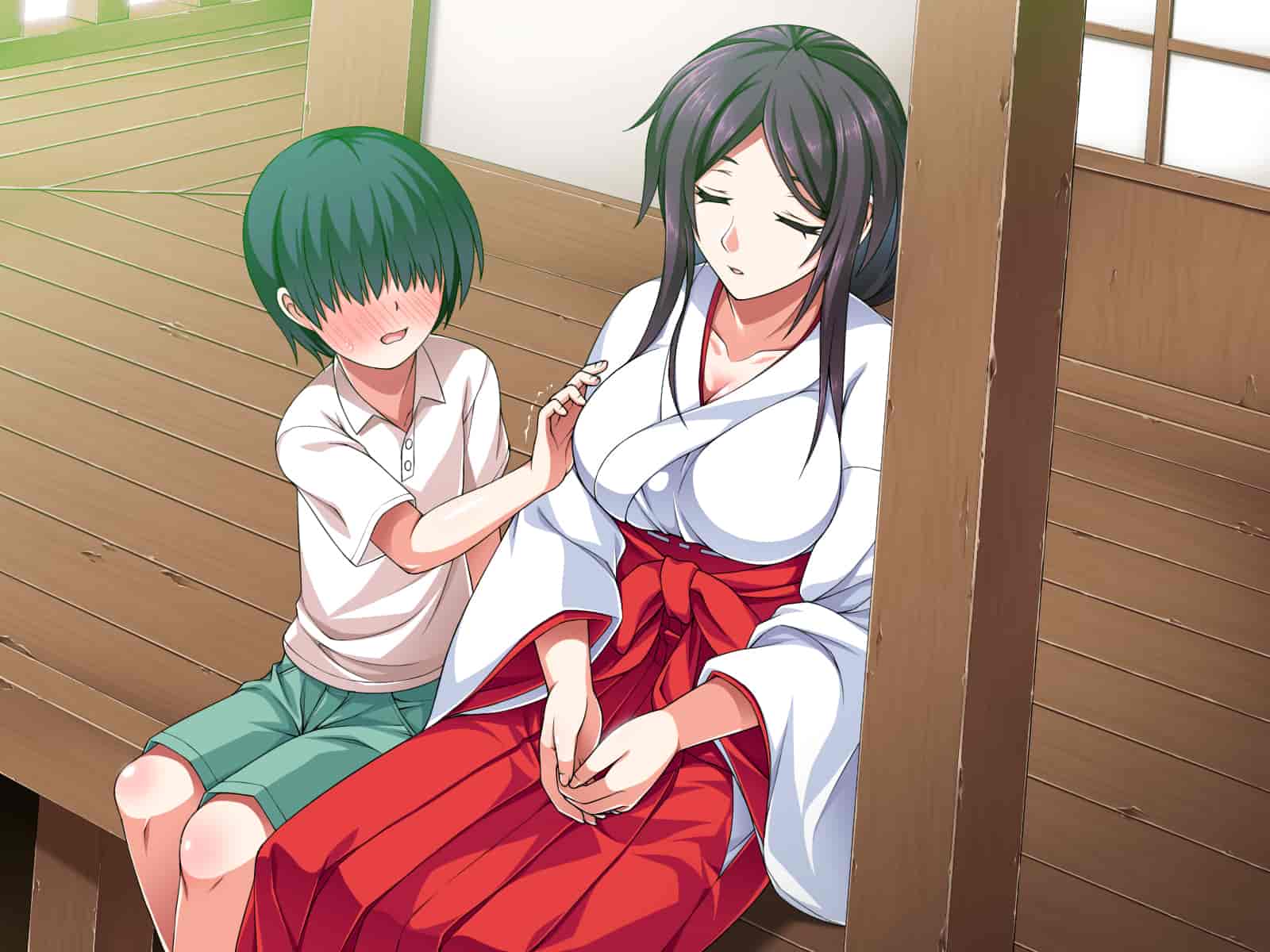 汉化版-[邀邀妻个人汉化][ズガイコツマルダシ] 巫女落華 其の弐 葵編_第9集