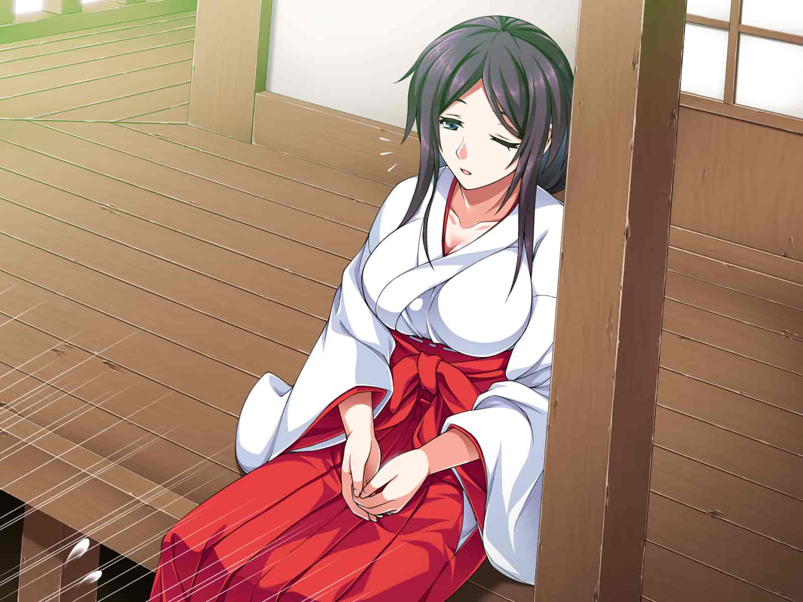 汉化版-[邀邀妻个人汉化][ズガイコツマルダシ] 巫女落華 其の弐 葵編_第9集
