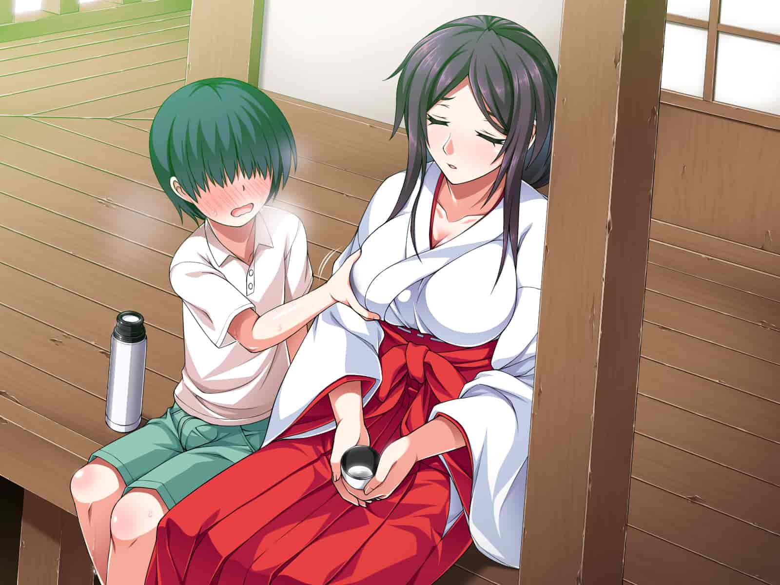 汉化版-[邀邀妻个人汉化][ズガイコツマルダシ] 巫女落華 其の弐 葵編_第10集