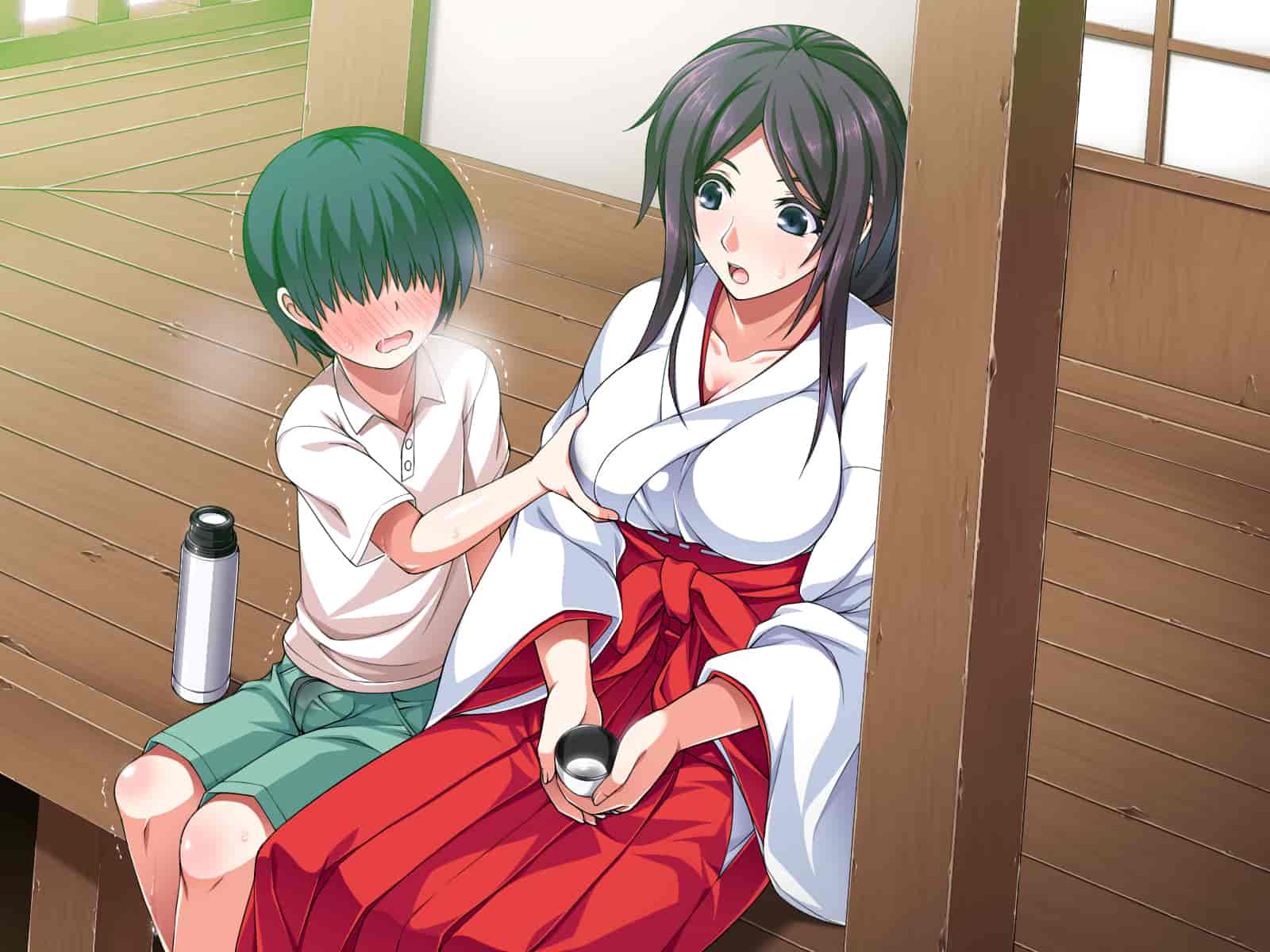 汉化版-[邀邀妻个人汉化][ズガイコツマルダシ] 巫女落華 其の弐 葵編_第10集