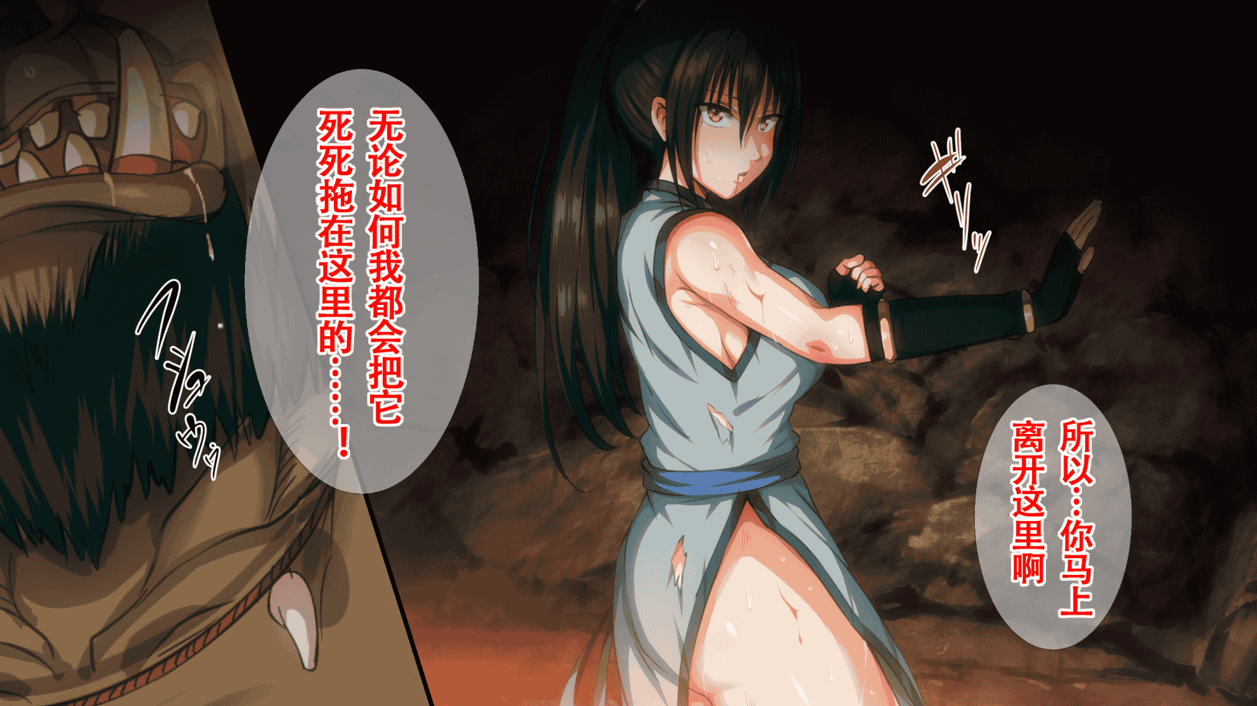 汉化版-(同人CG集) [22-07] [ろくまる荘 (さんろく丸)] 魔物の贄2 ～異種の仔を孕んだ冒険者達～ [中国翻訳]_第2集