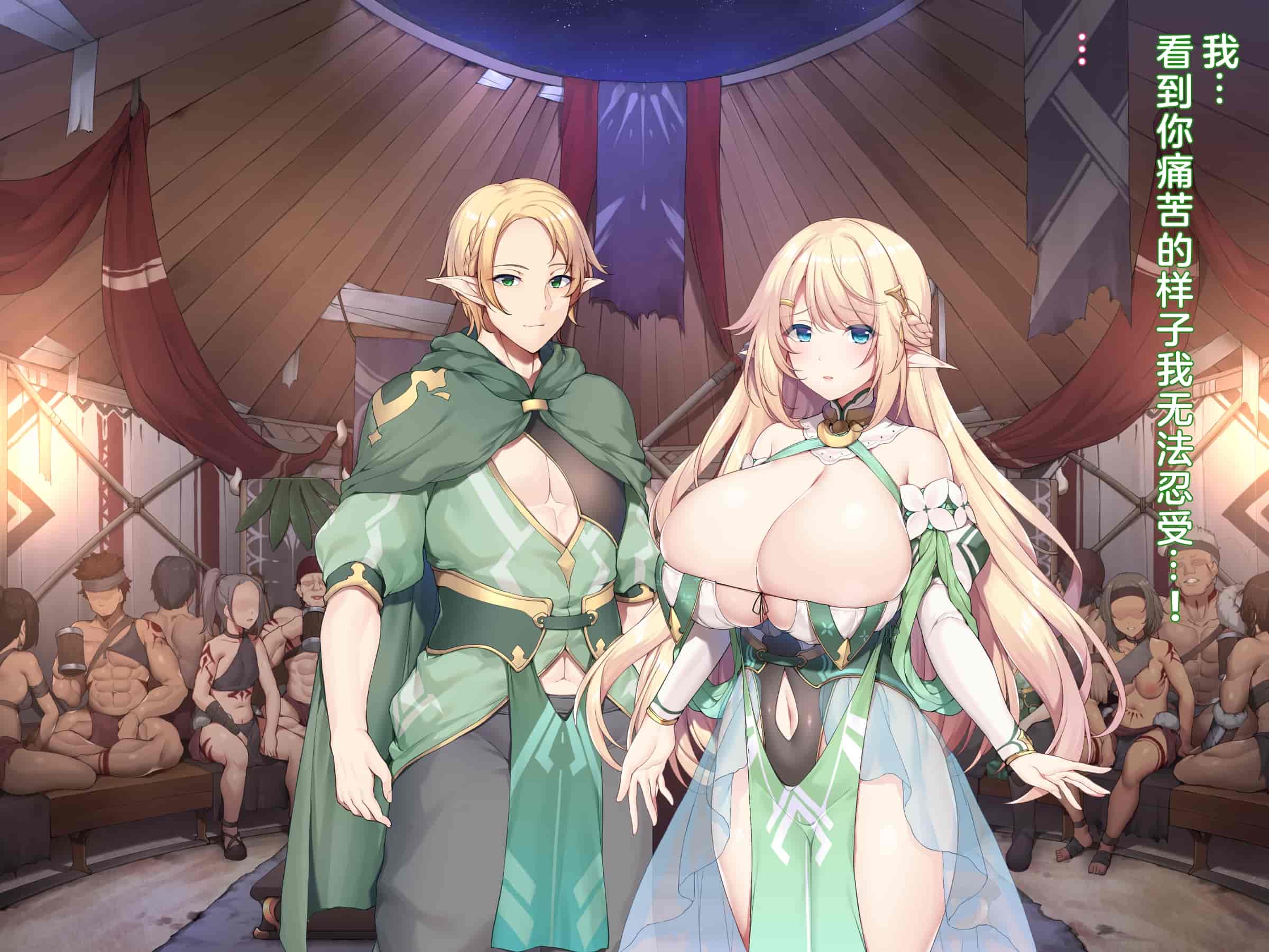汉化版-(同人CG集) [diletta (成海クリスティアーノート)] 蛮族に嫁いだエルフの姫_第10集