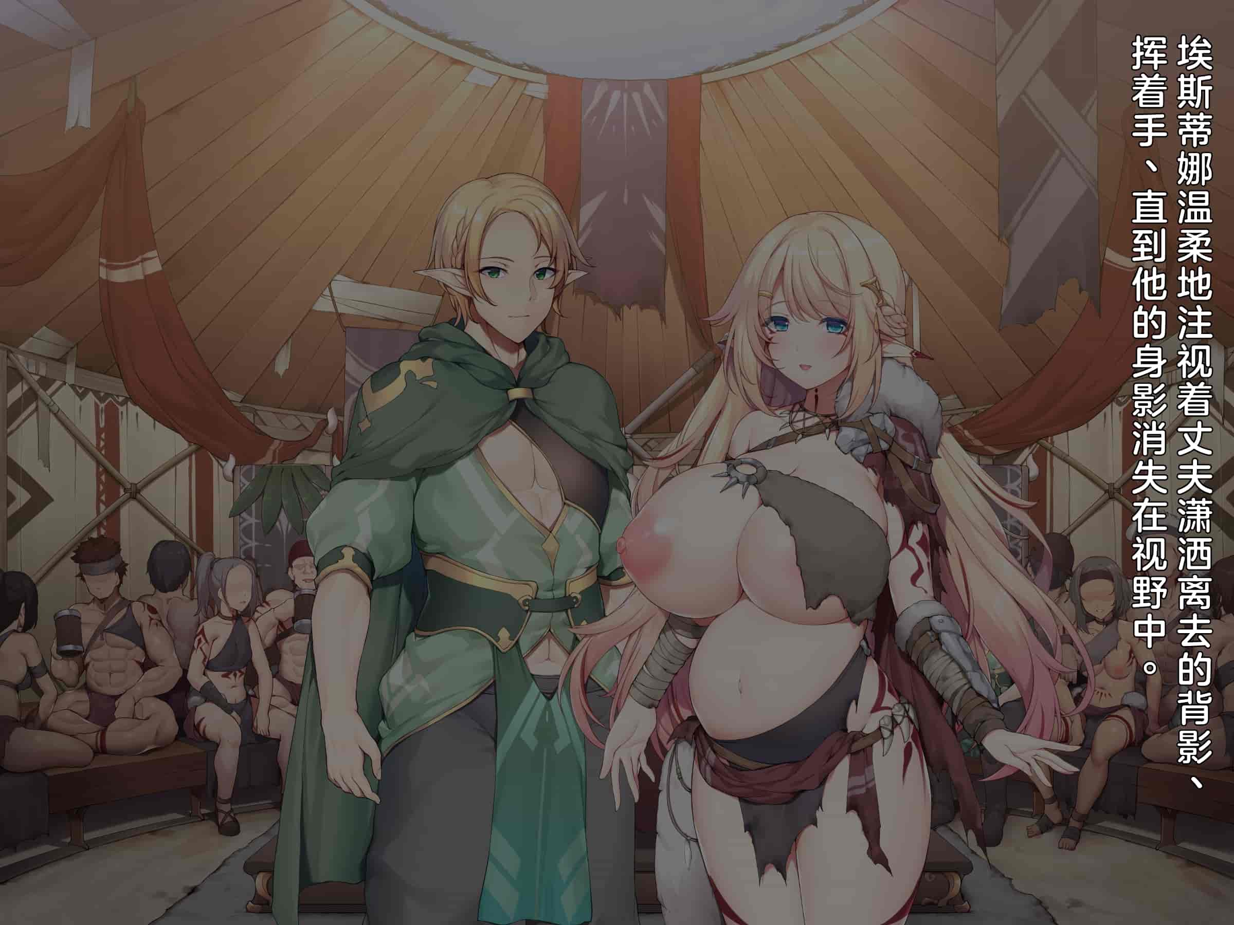 汉化版-(同人CG集) [diletta (成海クリスティアーノート)] 蛮族に嫁いだエルフの姫_第18集