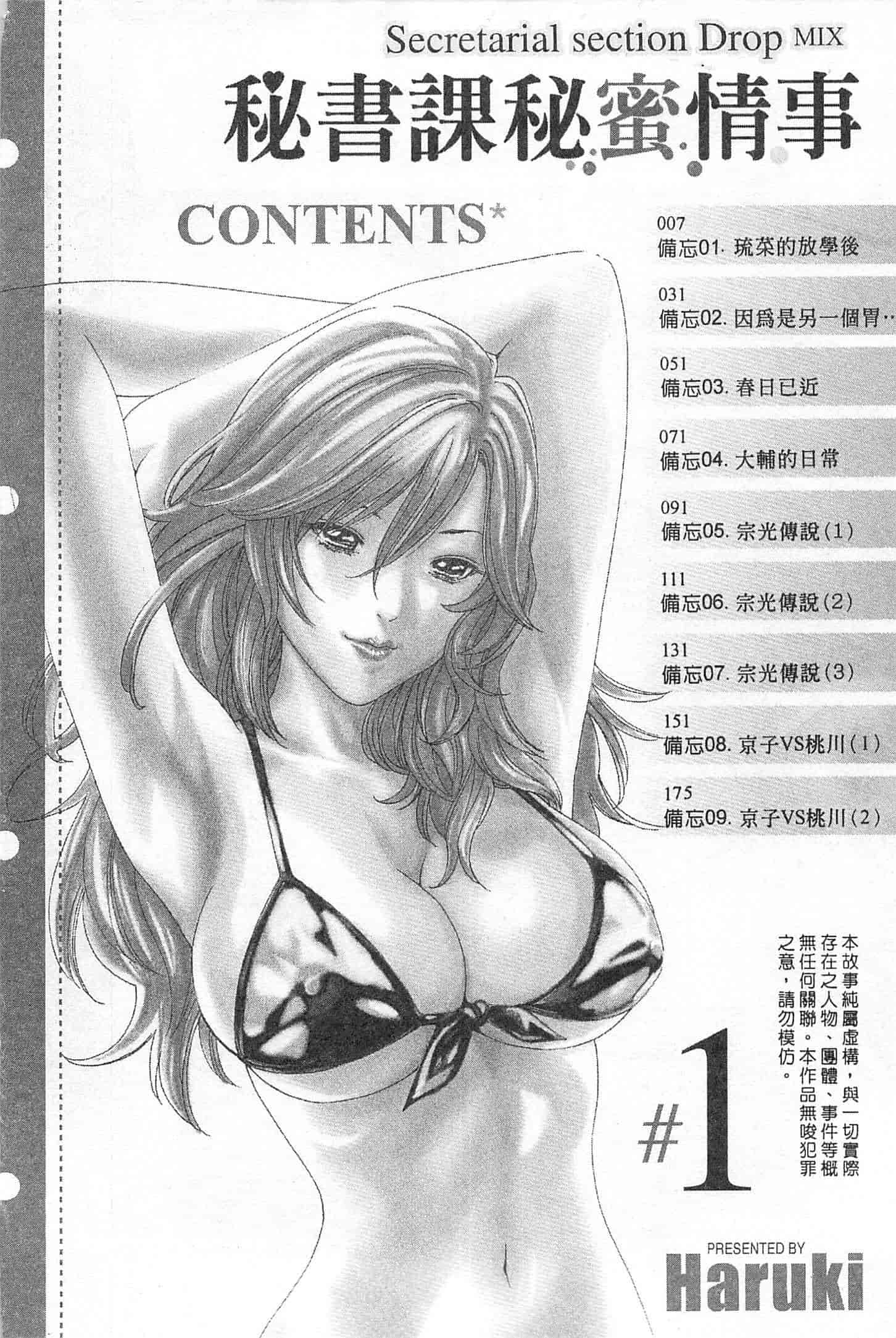 汉化版-[春輝] 秘書課ドロップミックス 1_第1集