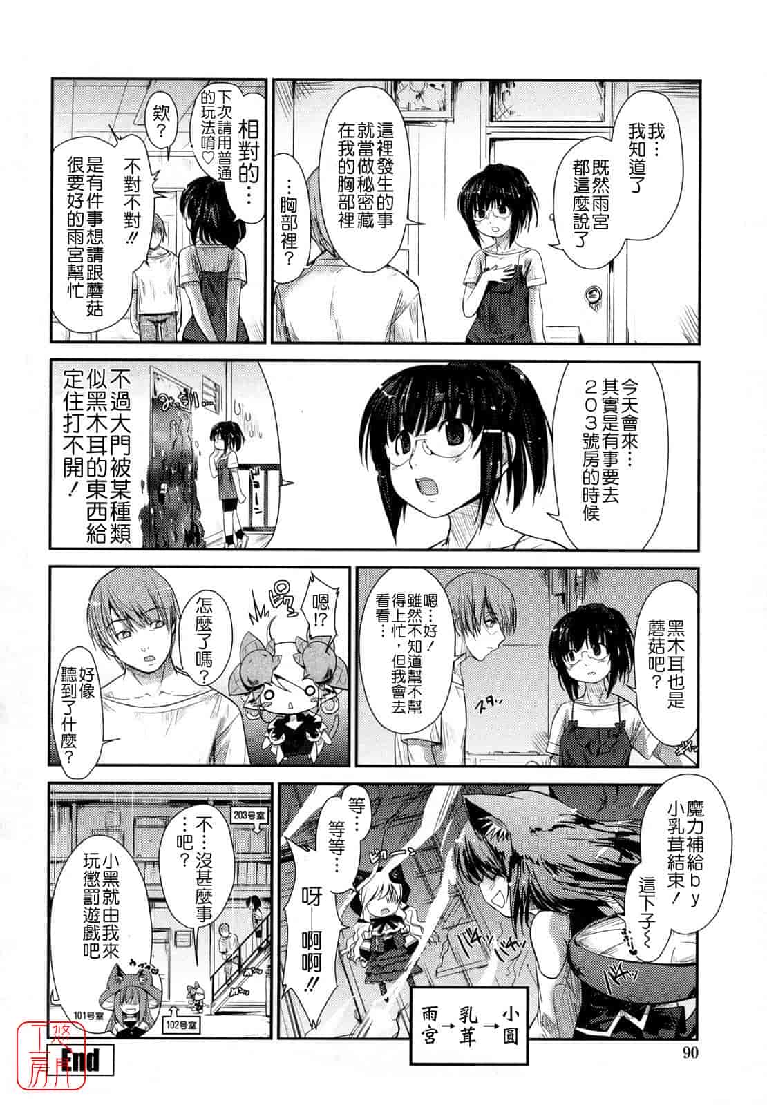 汉化版-[にびなも凸面体] ネコキノと雨の町_第3集