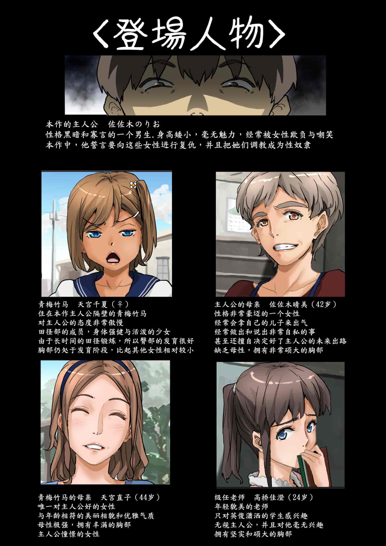 [華フック] 根暗少年の復讐ハーレム調教計画[魔剑个人汉化]_第1集