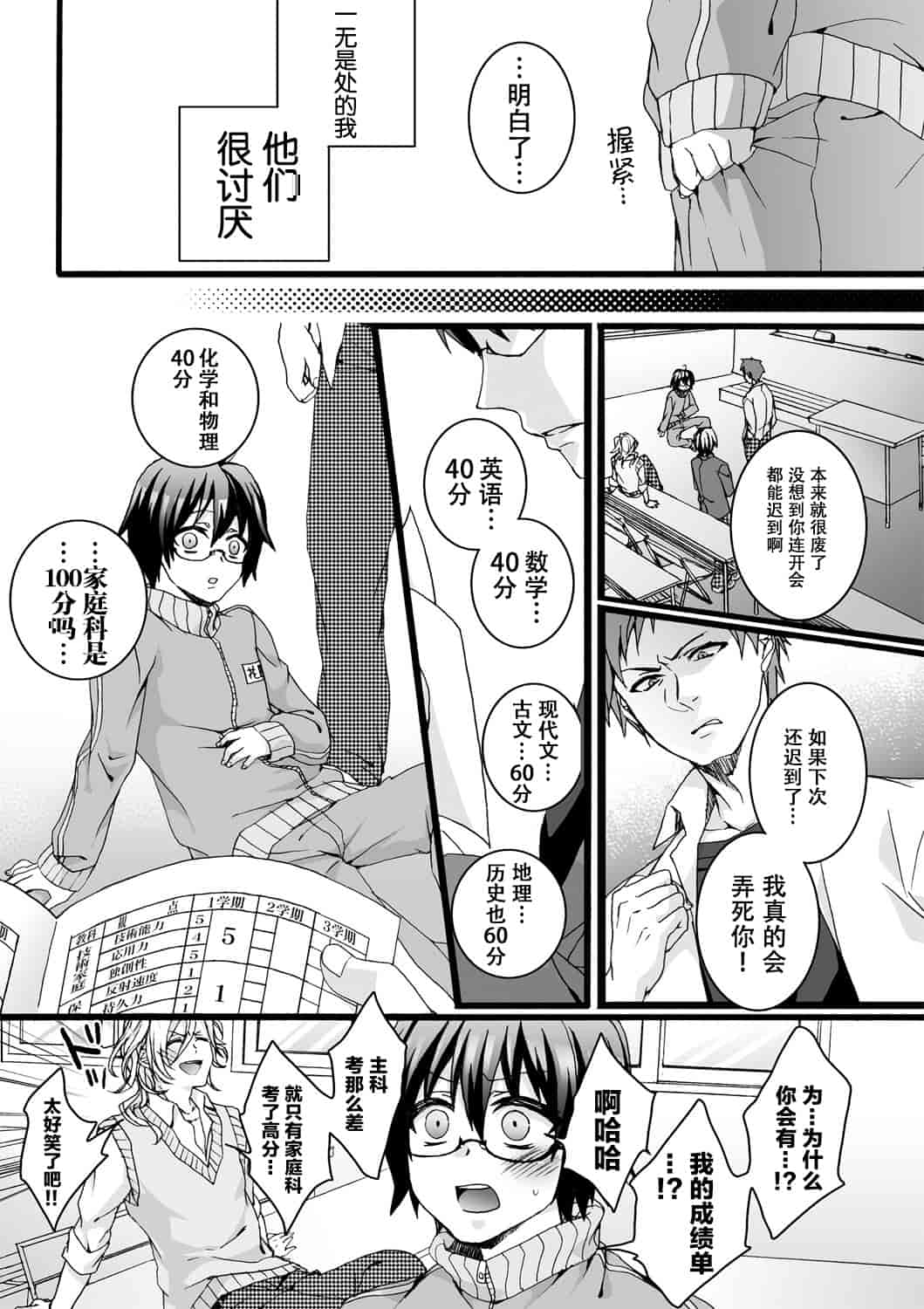 汉化版-[脸肿汉化组] [早乙女もこ乃] イジメラレ～「女」の僕と飼い主3人～＜単行本特別版＞_第1集