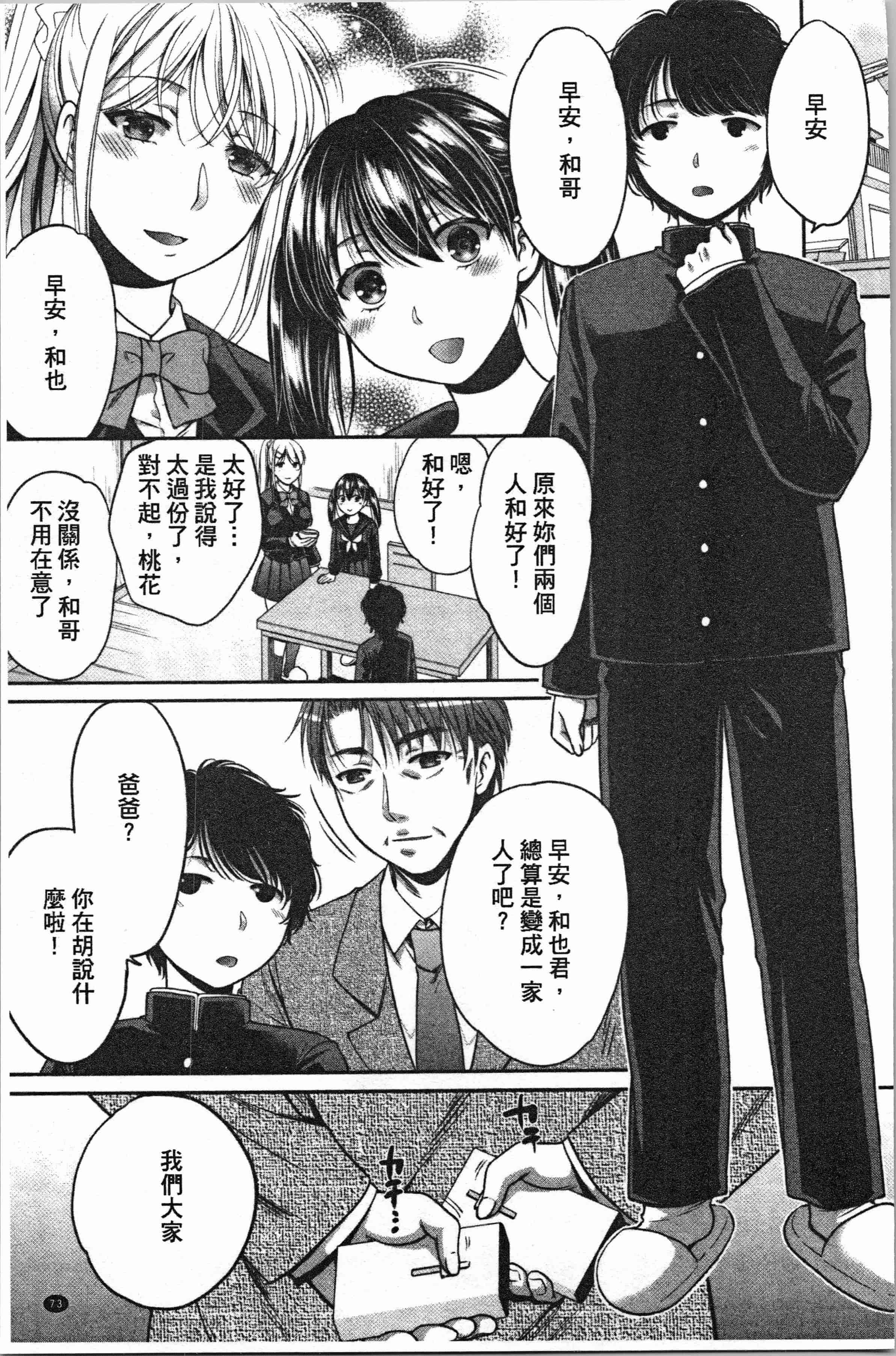 汉化版-[ハルサワ] 偽物家族 義父に堕ちていく姉妹_1_第3集