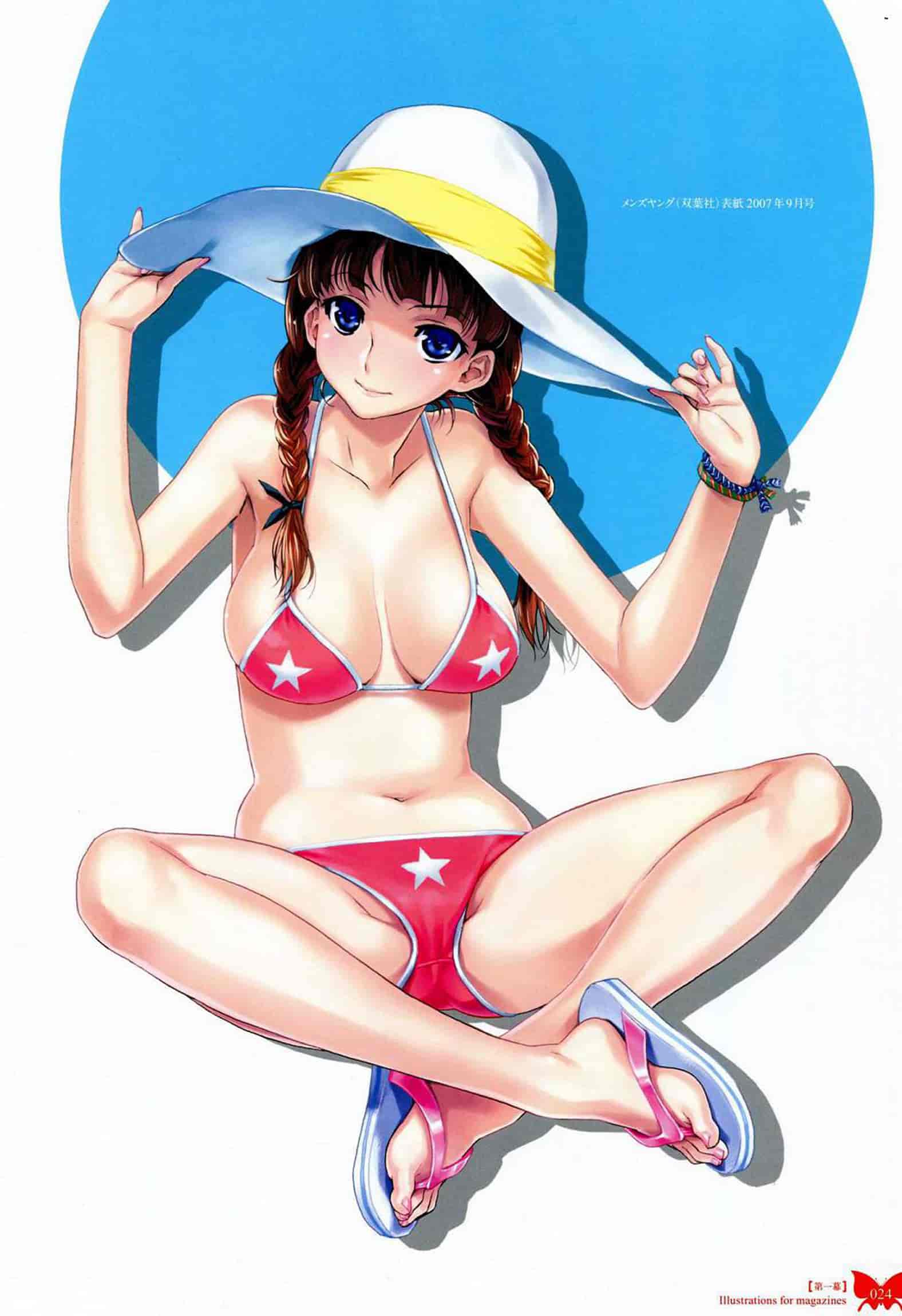 汉化版-[八宝備仁] 八宝備仁画集 紅蝶(ほてり) [全彩]_第2集
