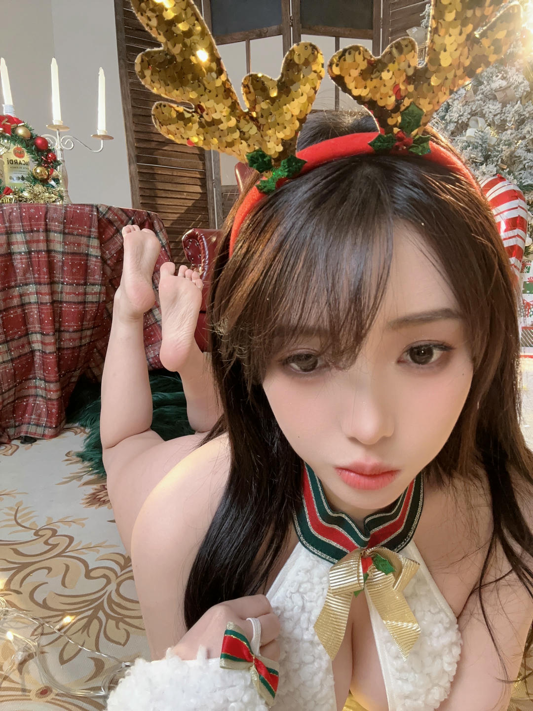 雯妹不讲道理 NO.090 圣诞特辑 豪华版 [159P25V-629MB]_第6集