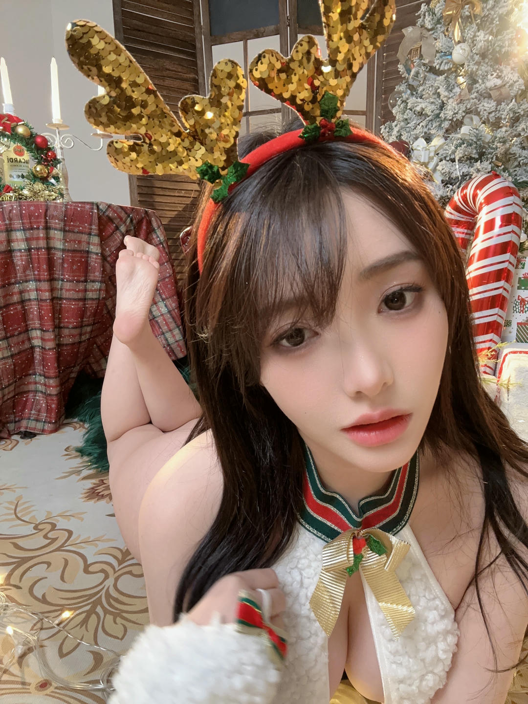 雯妹不讲道理 NO.090 圣诞特辑 豪华版 [159P25V-629MB]_第6集