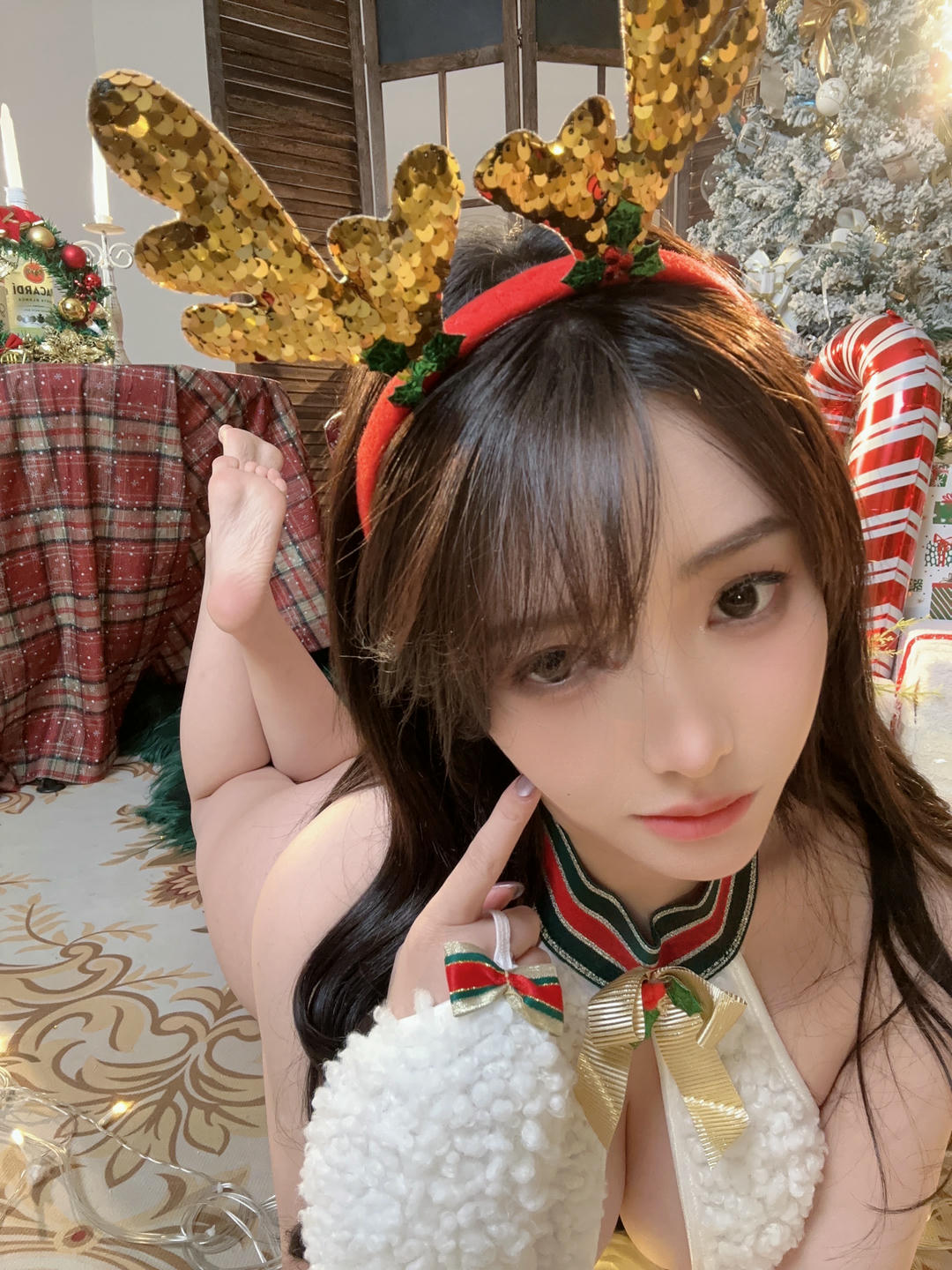 雯妹不讲道理 NO.090 圣诞特辑 豪华版 [159P25V-629MB]_第6集