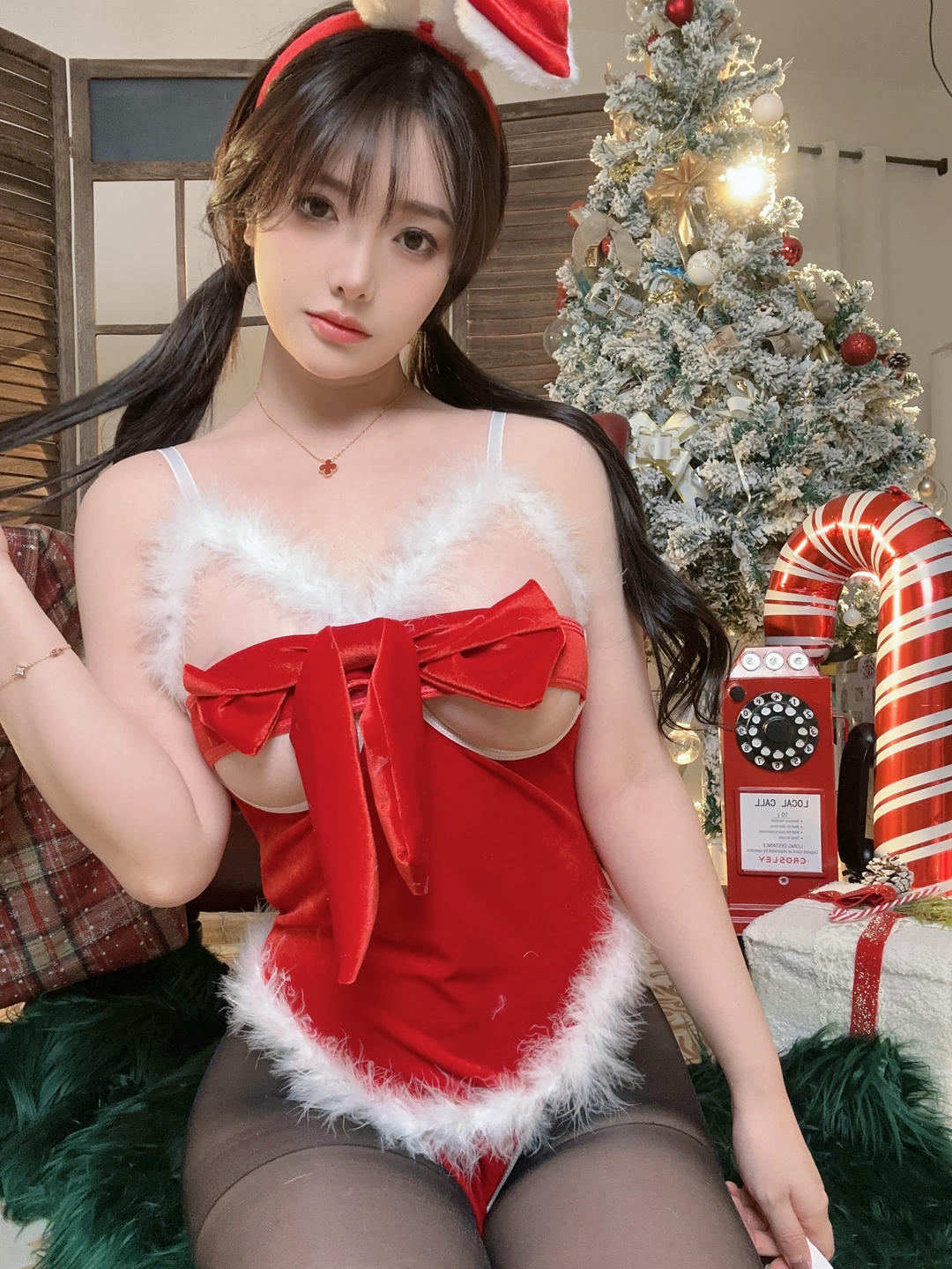 雯妹不讲道理 NO.090 圣诞特辑 豪华版 [159P25V-629MB]_第2集