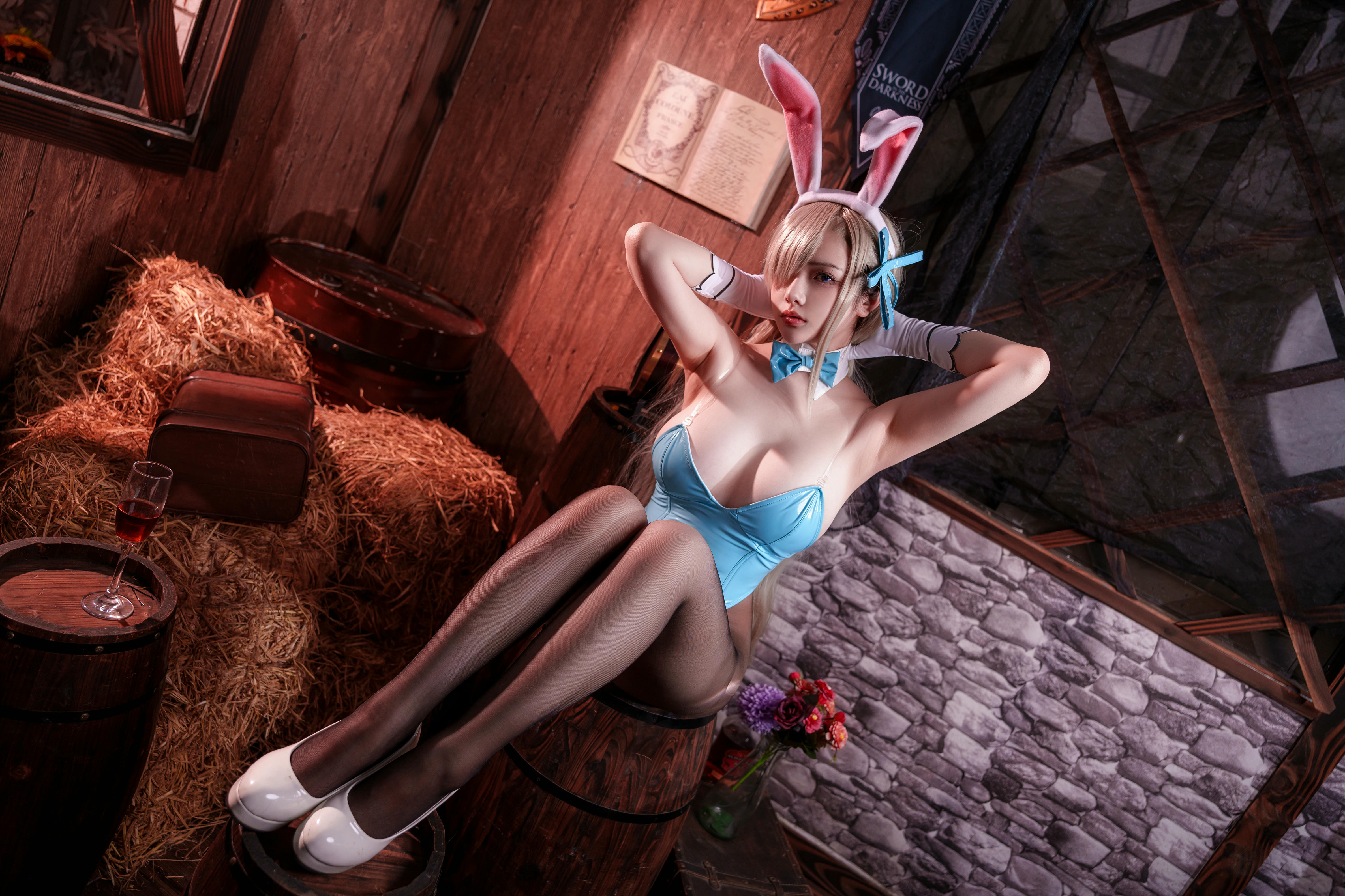 雯妹不讲道理 NO.093 一之濑明日奈 兔女郎[48P1V-1.59GB]_第1集