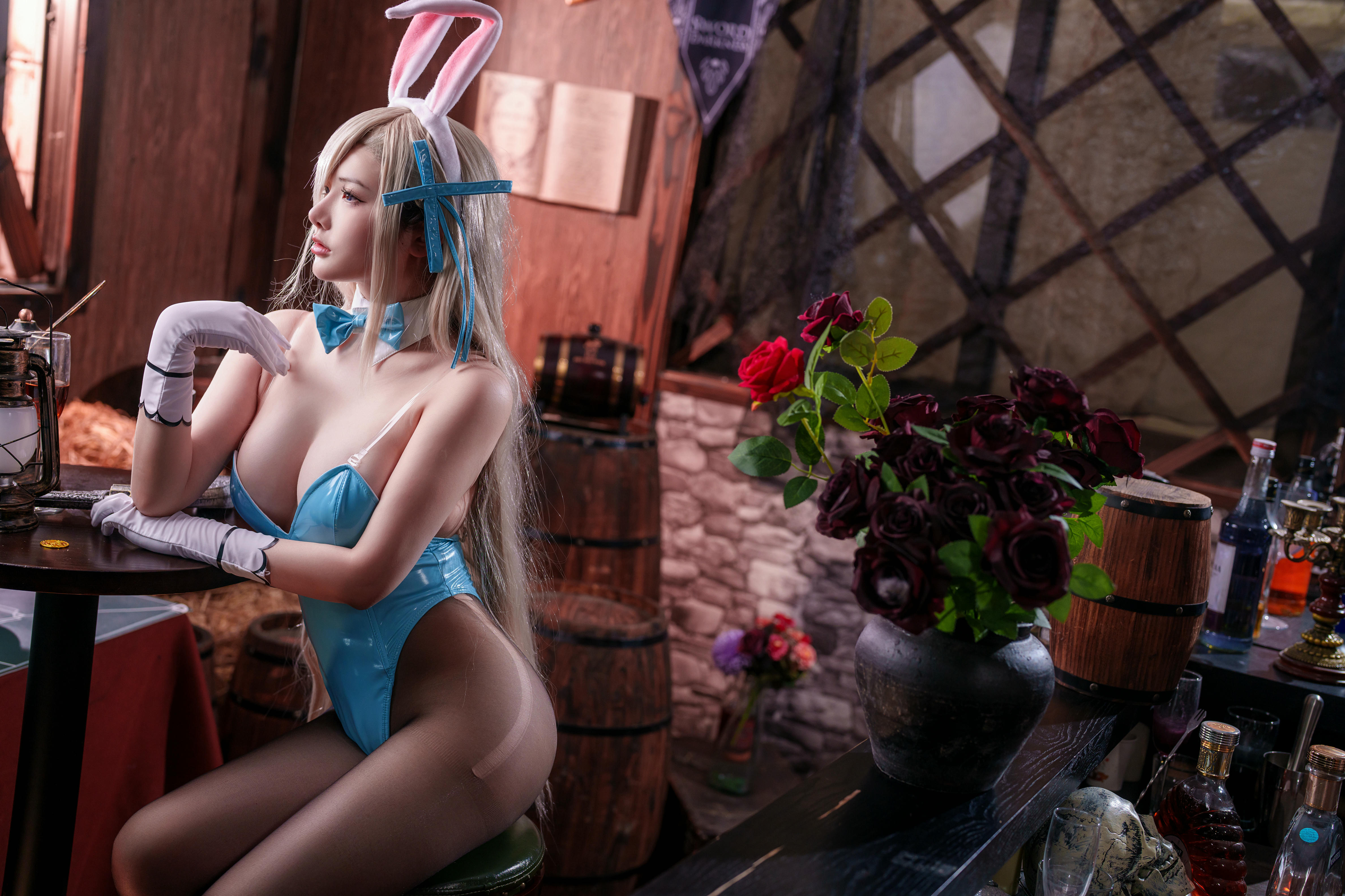 雯妹不讲道理 NO.093 一之濑明日奈 兔女郎[48P1V-1.59GB]_第1集