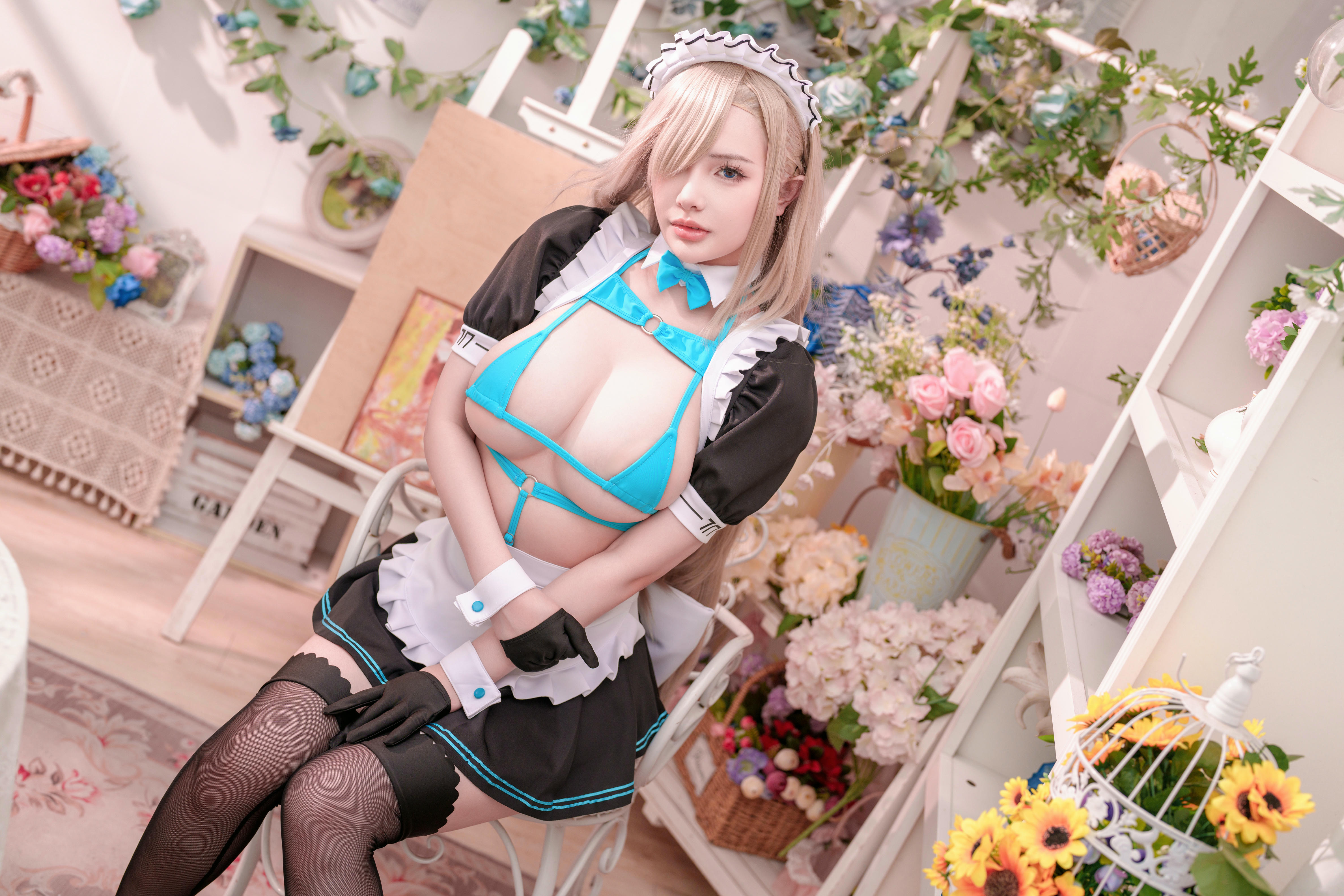 雯妹不讲道理 NO.094 一之濑明日奈 女仆[44P-868MB]_第1集