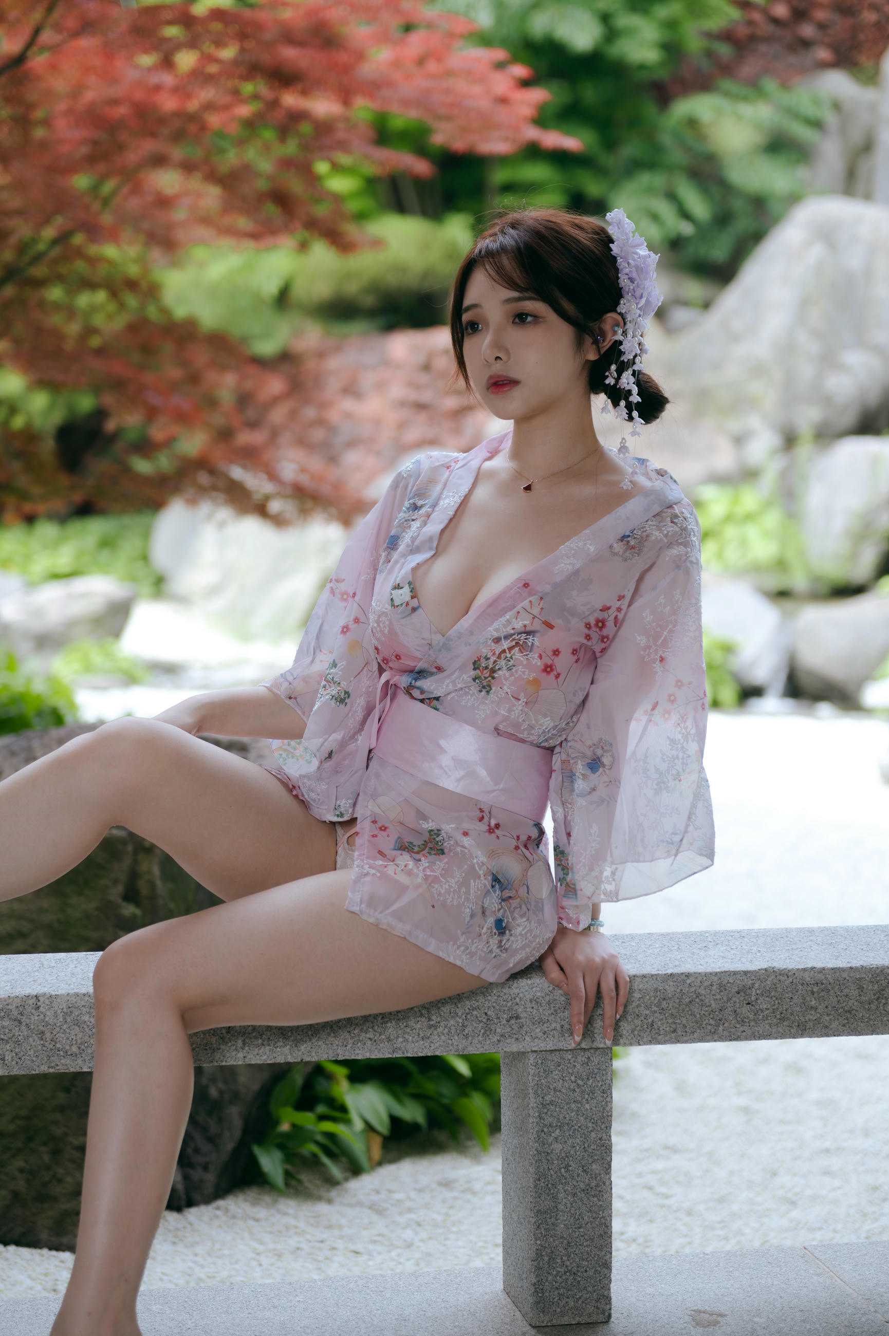 雯妹不讲道理 NO.102 和风庭院[68P3V 606M]_第1集