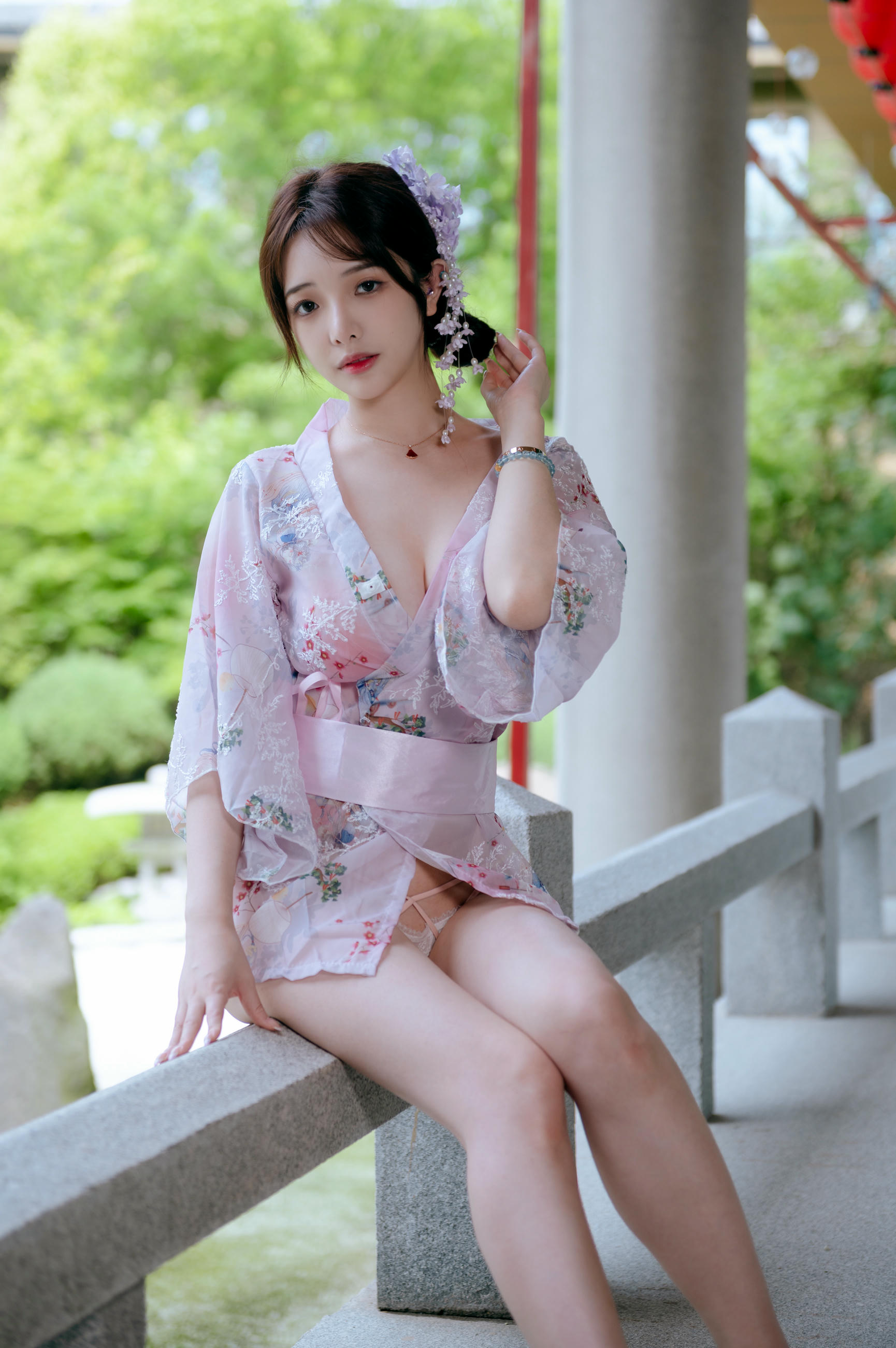 雯妹不讲道理 NO.102 和风庭院[68P3V 606M]_第1集