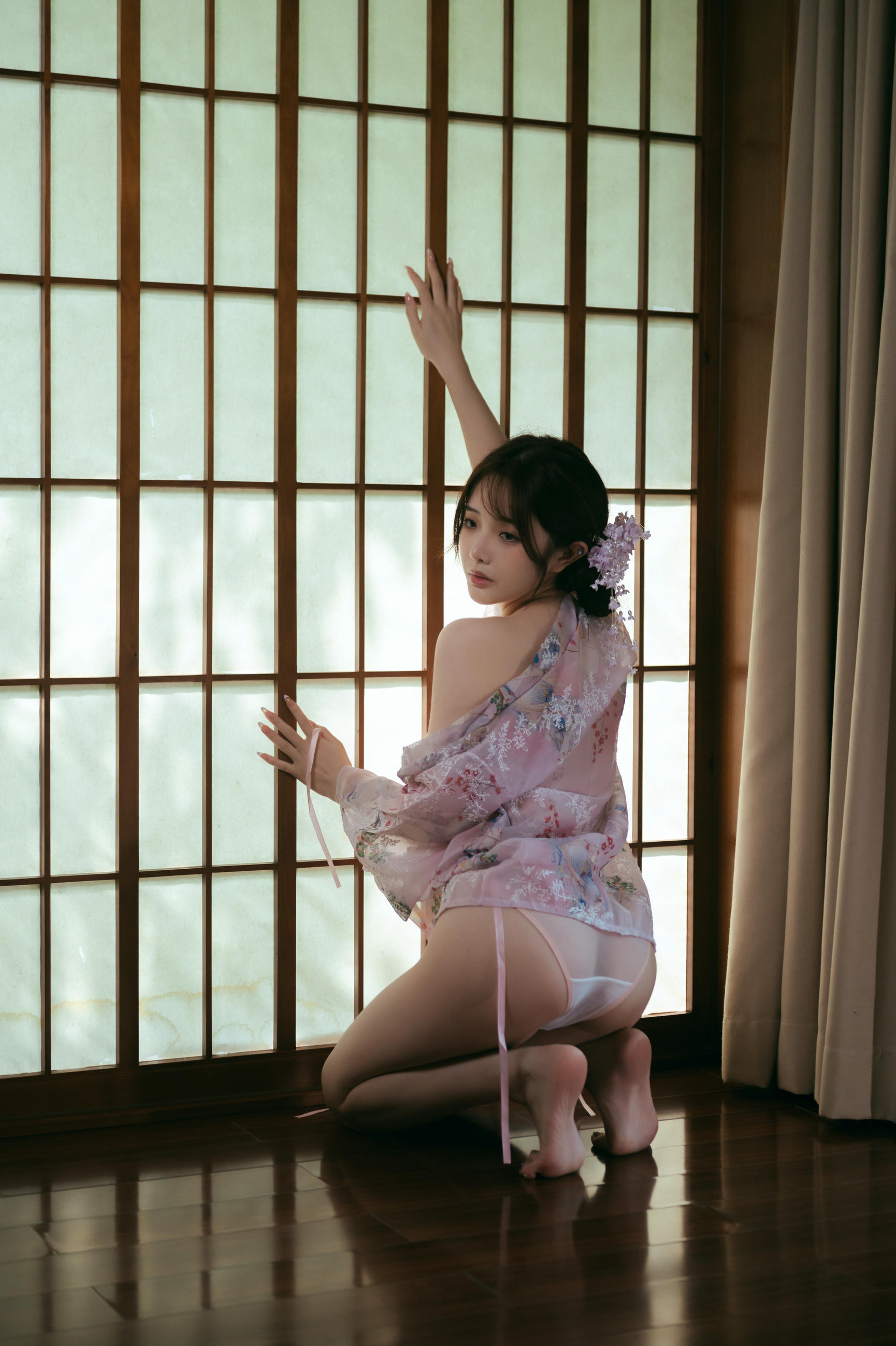 雯妹不讲道理 NO.102 和风庭院[68P3V 606M]_第3集