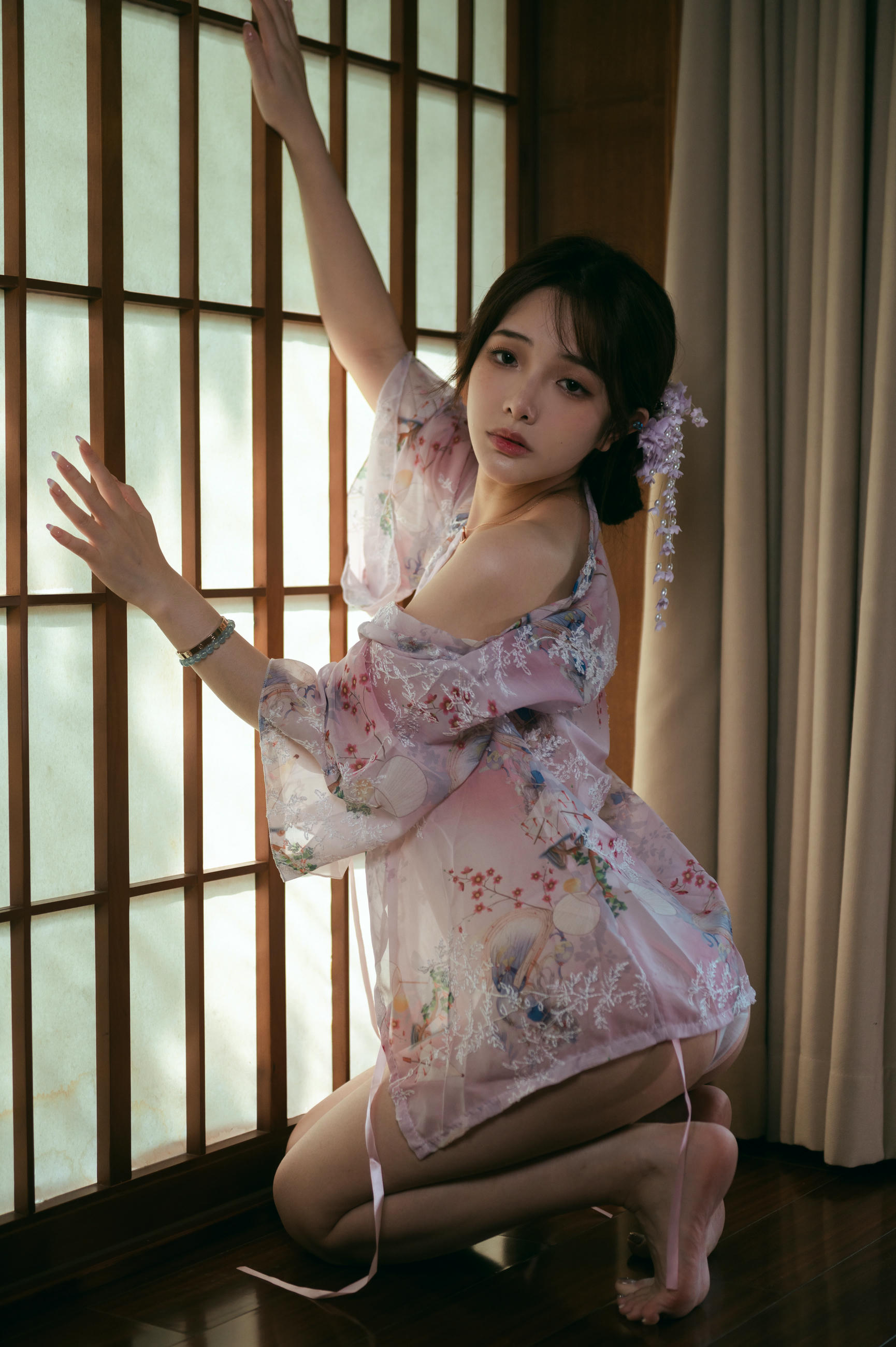 雯妹不讲道理 NO.102 和风庭院[68P3V 606M]_第3集